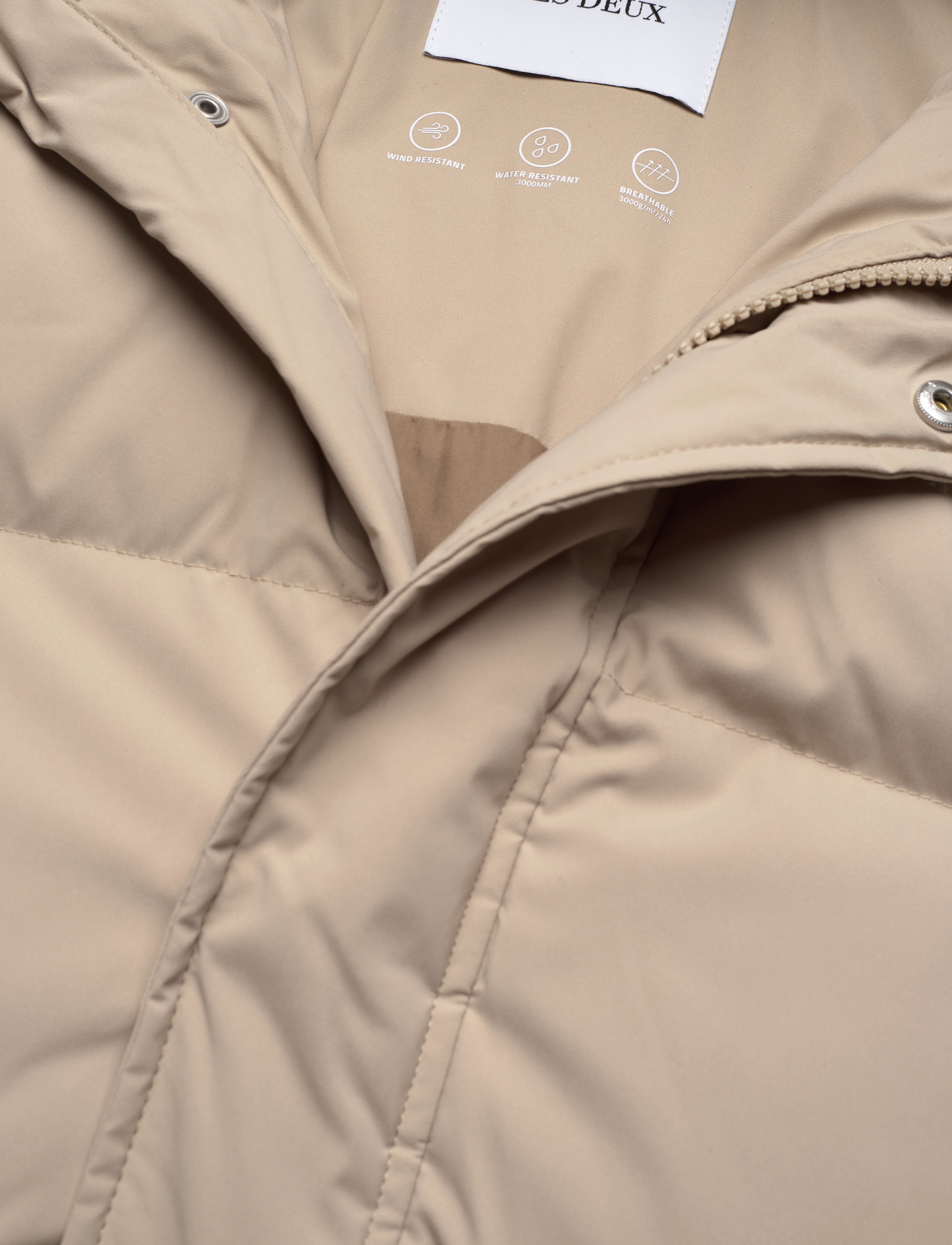 Les Deux - Maddox Down Jacket 2.0 - dark sand - 3