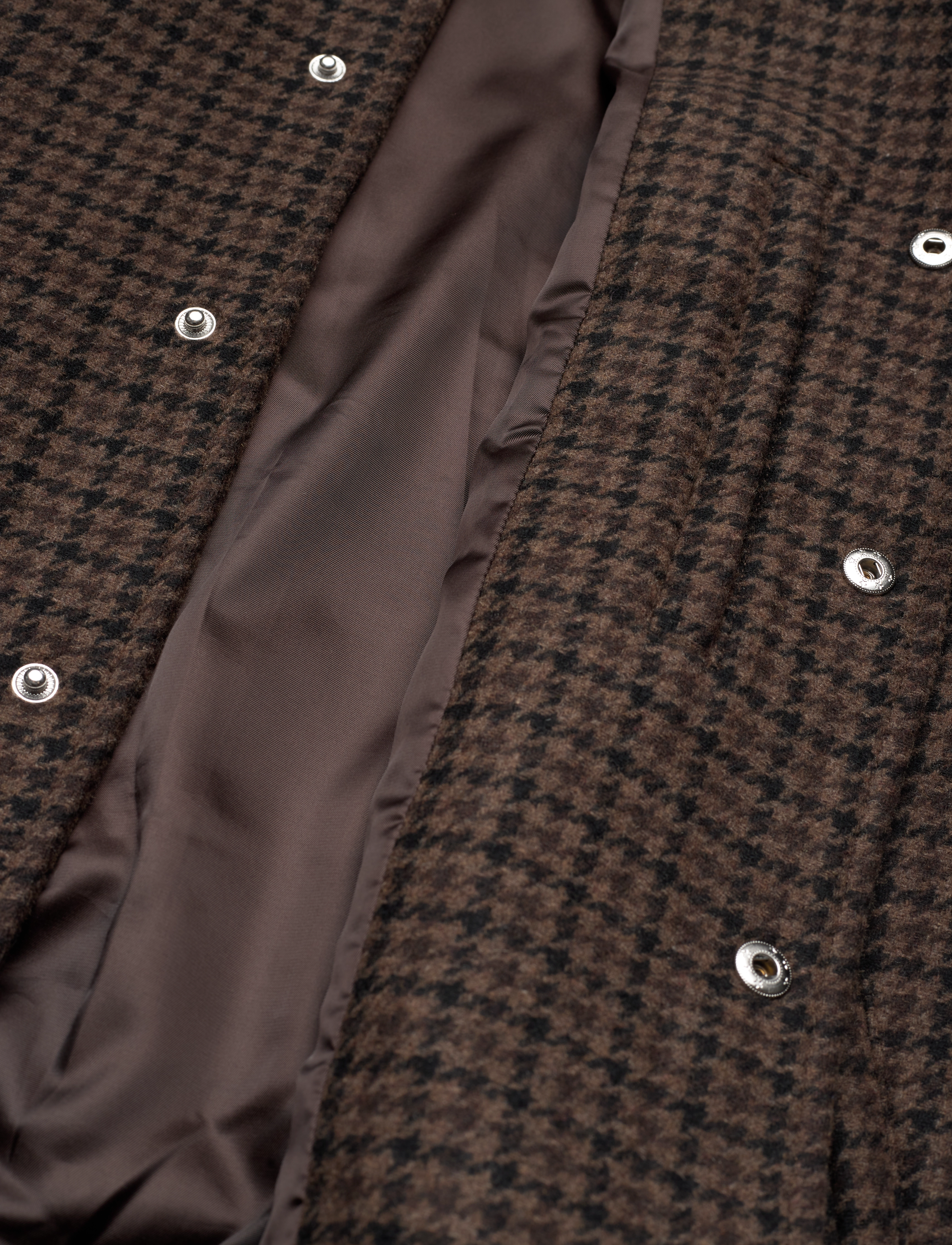 Les Deux - Les Deux Varsity Houndstooth Wool J - mountain grey/coffee brown - 5