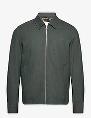 Les Deux - Como Coach Herringbone Jacket - spring jackets - pine green - 0