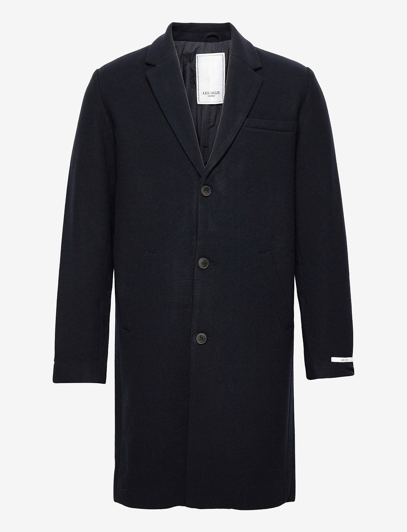 Les Deux - Madison Wool Coat - dark navy - 0