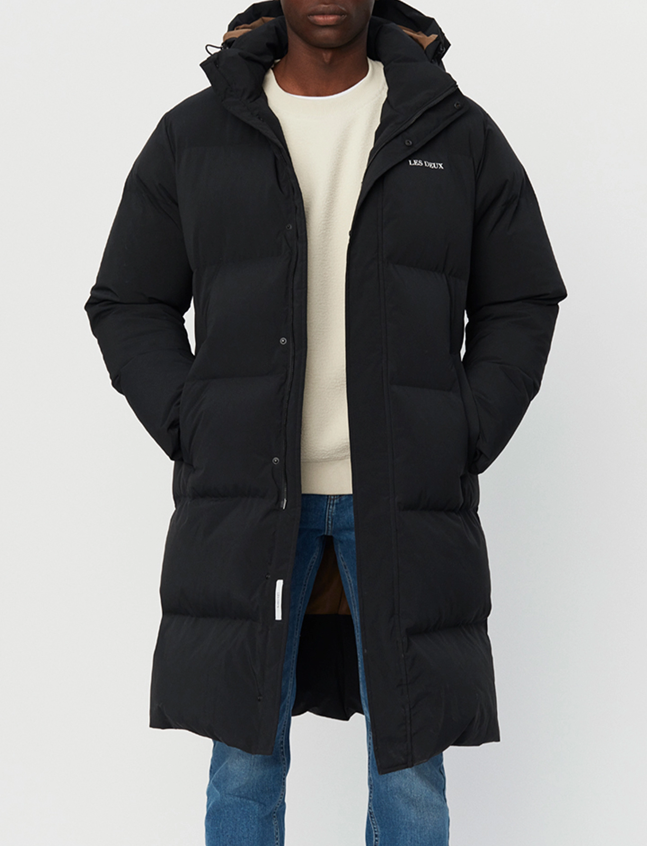 Les Deux - Mayford Down Coat - black - 2