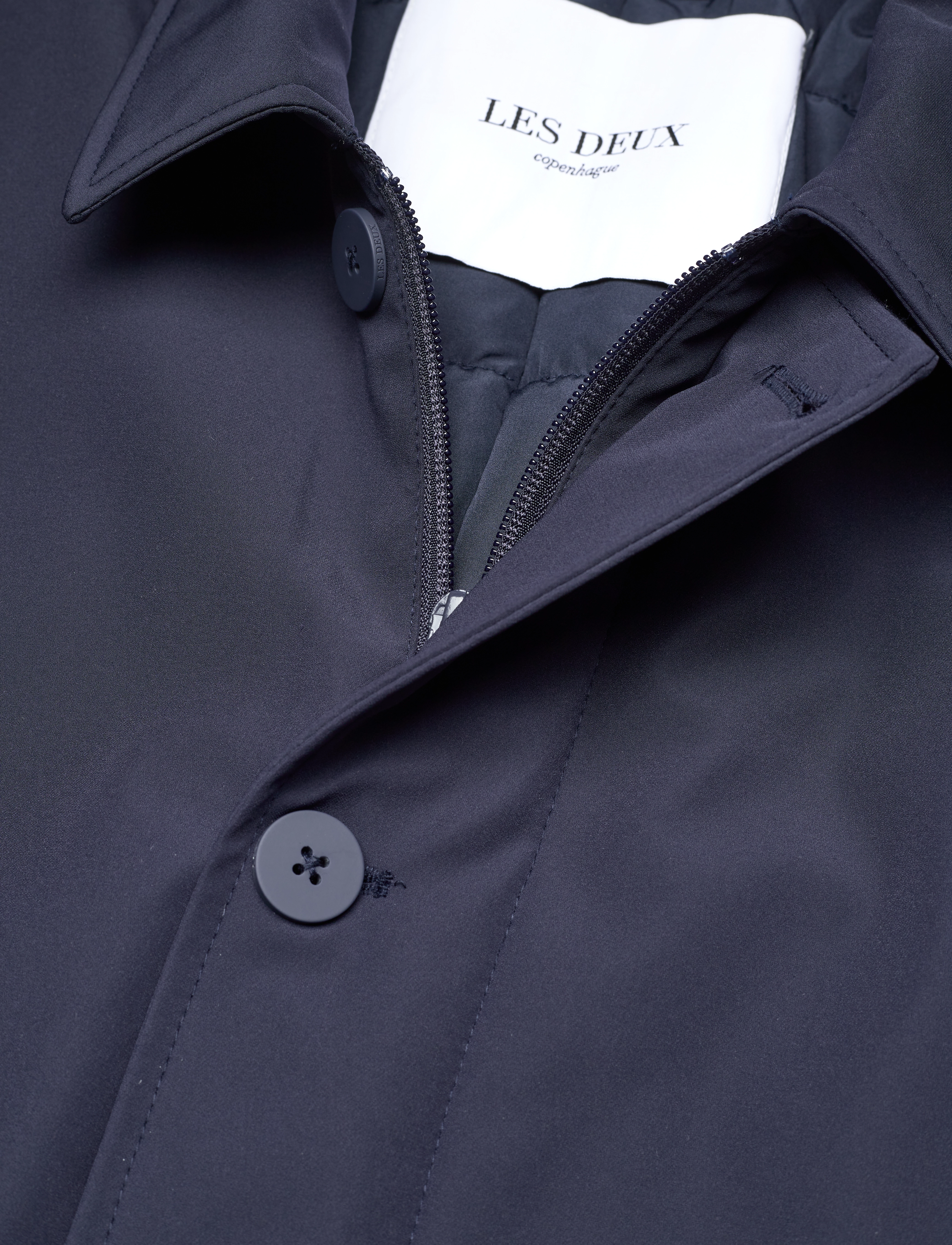 Les Deux - Malcolm Padded Coat - dark navy - 5