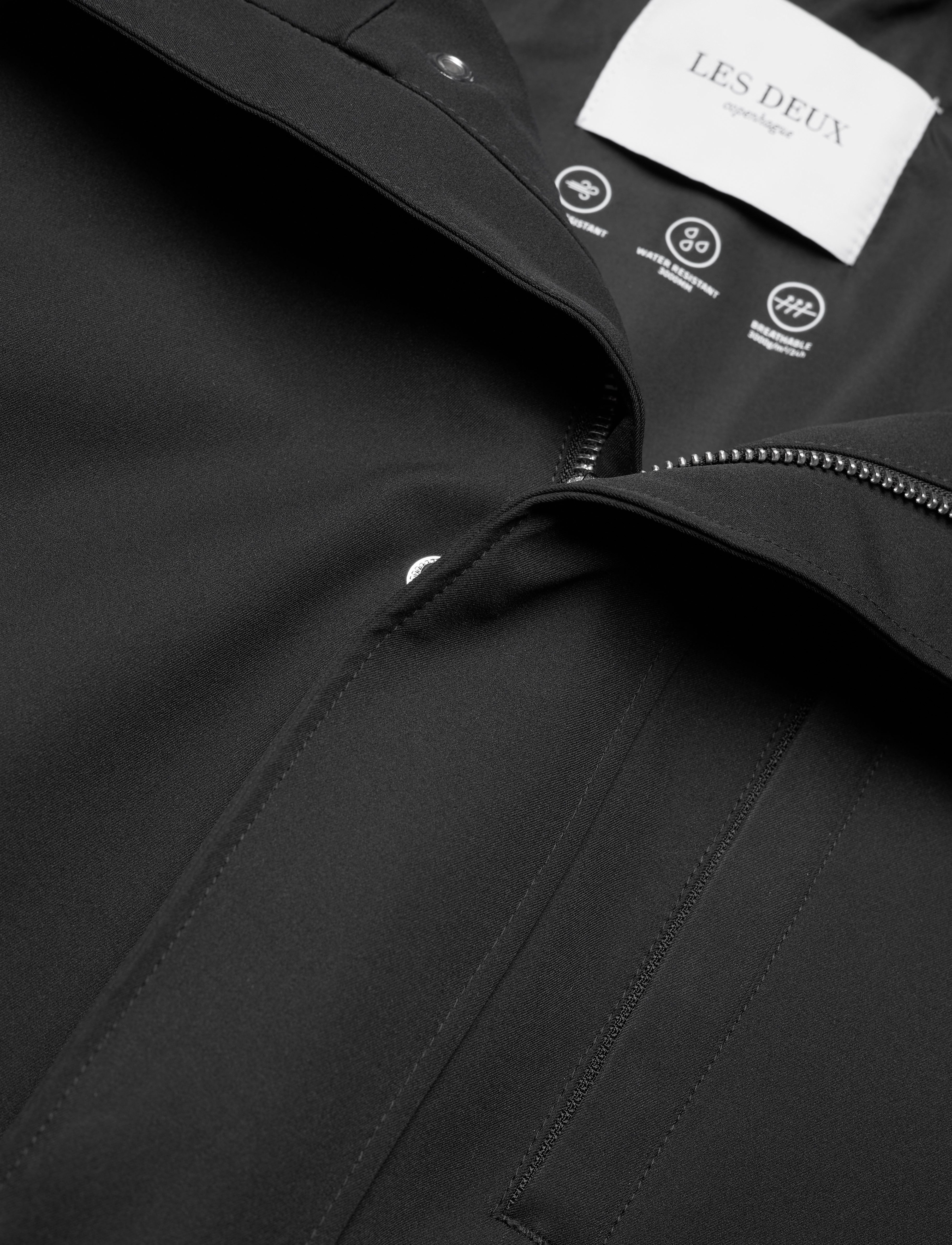 Les Deux - Malone Coat - black - 2