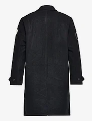 Les Deux - Les Deux Varsity Wool Coat - villased mantlid - black - 2
