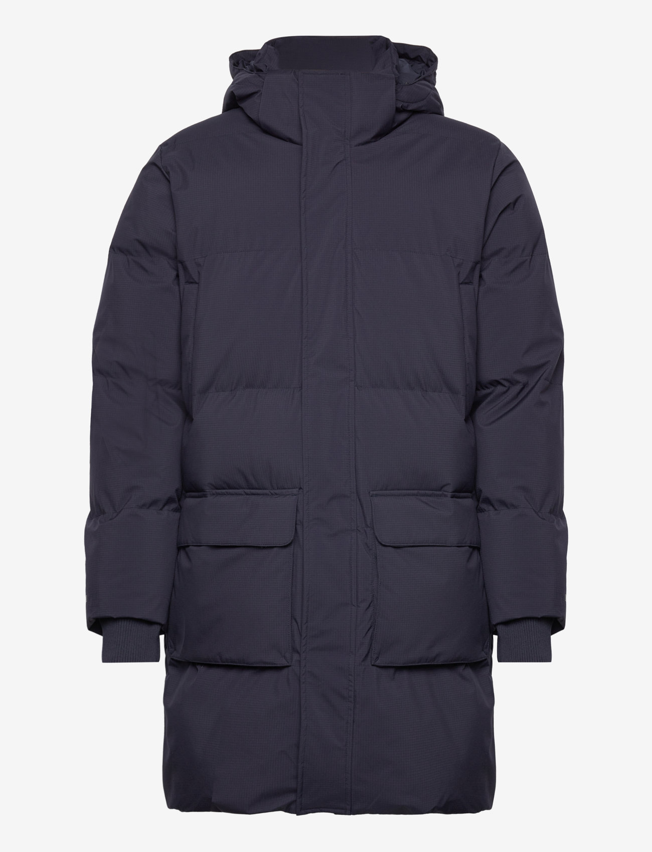 Les Deux - Madden Ripstop Puffer Parka Coat - dark navy - 0