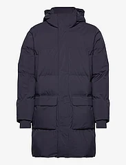 Les Deux - Madden Ripstop Puffer Parka Coat - winter jackets - dark navy - 0