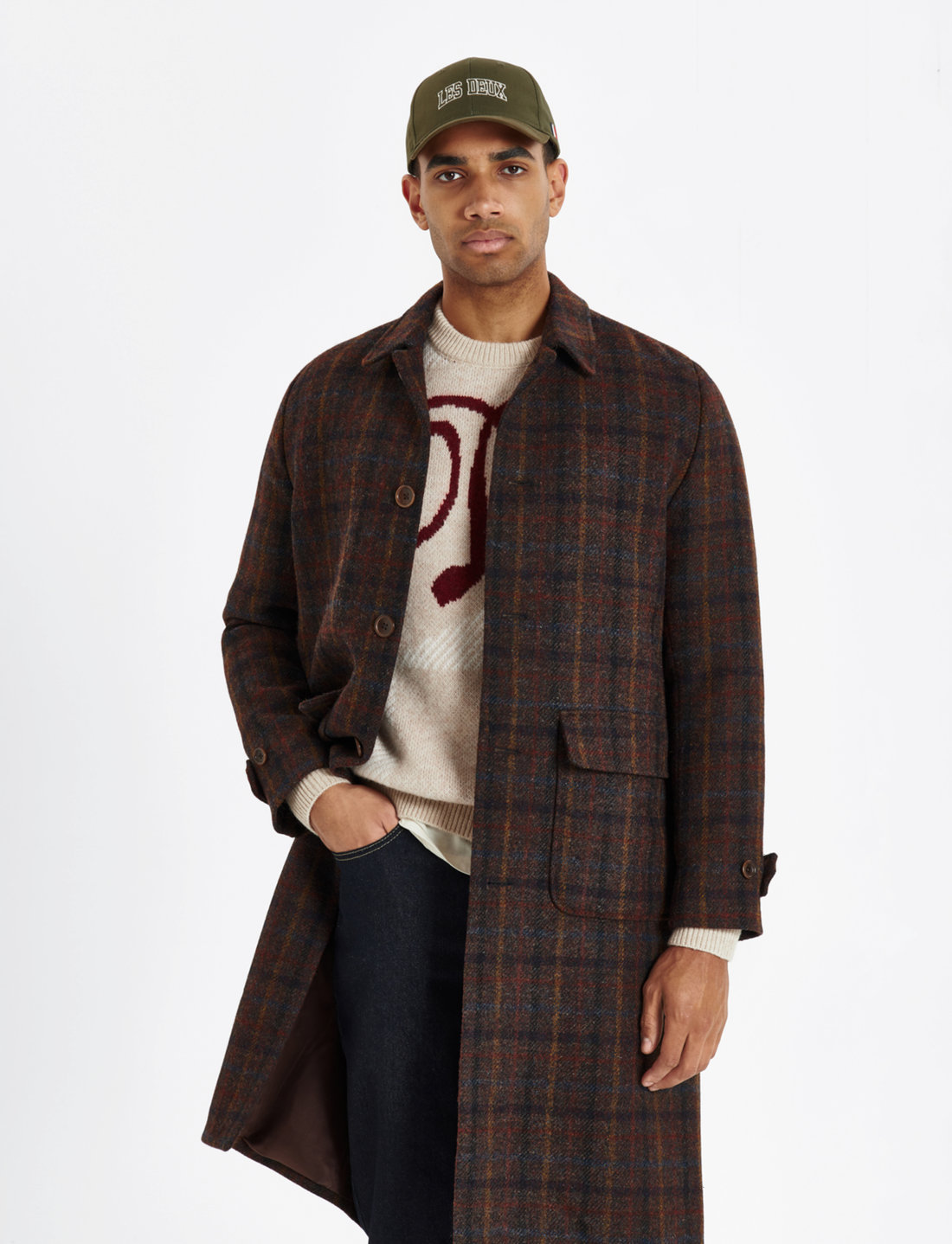 Harris tweed winter coat hot sale