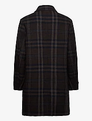 Les Deux - McKay Check Wool Coat - manteaux de laine - coffee brown/dark grey - 2
