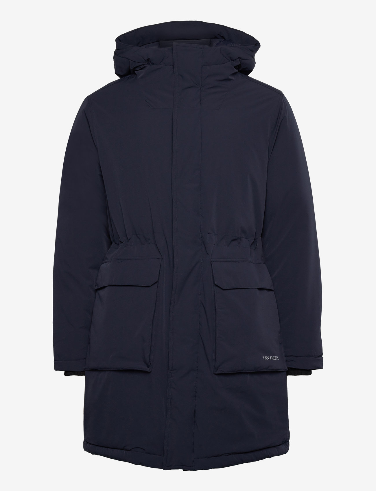Les Deux - Channing Padded Parka Coat - talvejoped - dark navy - 0