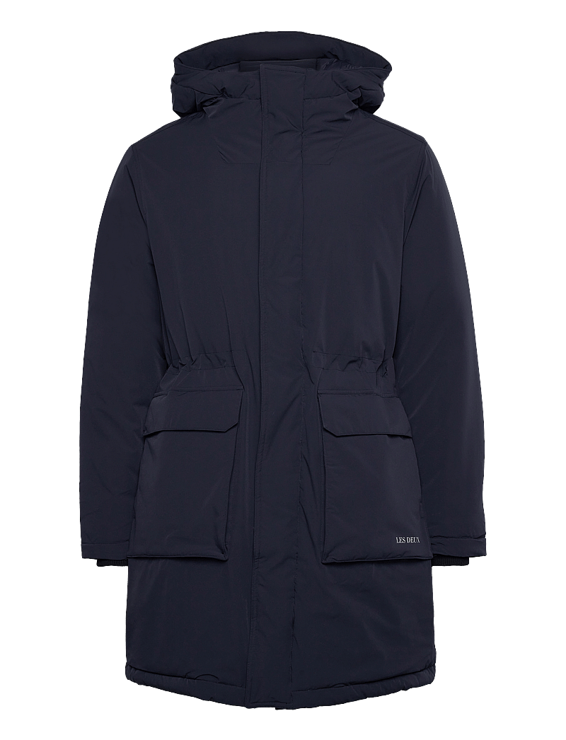 Les Deux - Channing Padded Parka Coat - winterjacken - dark navy - 0