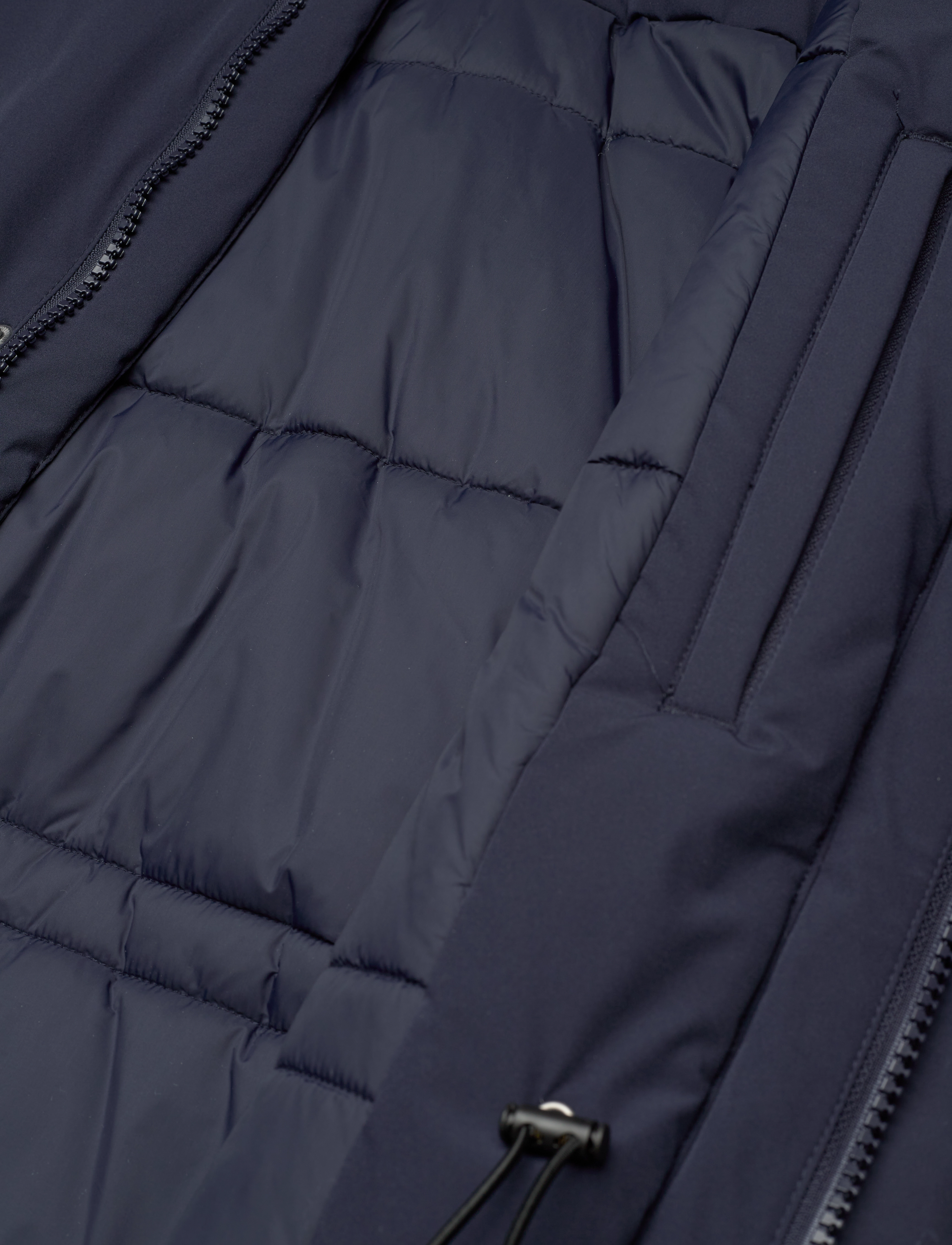 Les Deux - Channing Padded Parka Coat - vinterjakker - dark navy - 3