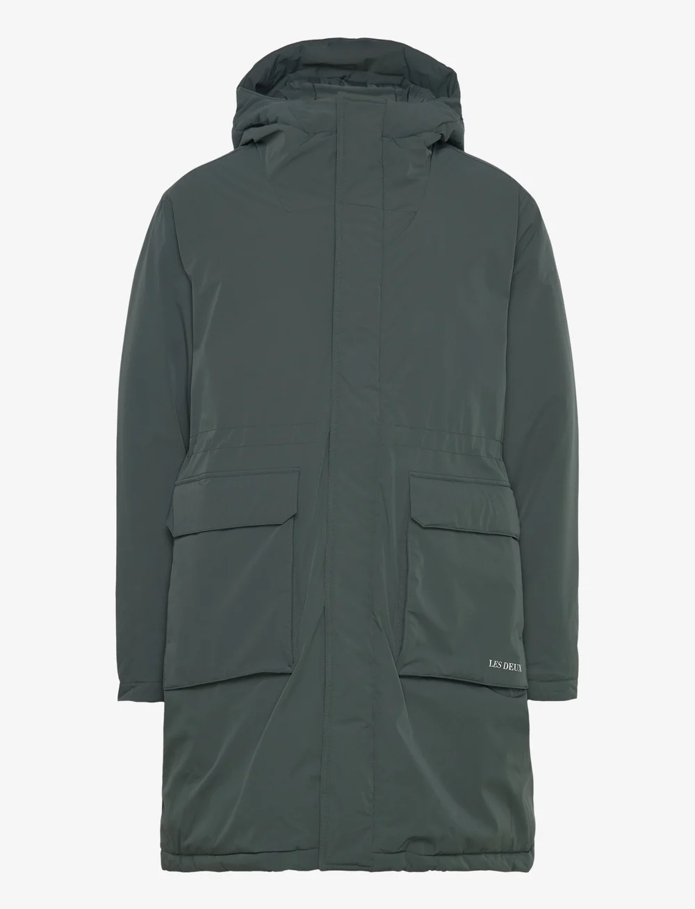 Les Deux - Channing Padded Parka Coat - vinterjackor - pine green - 0