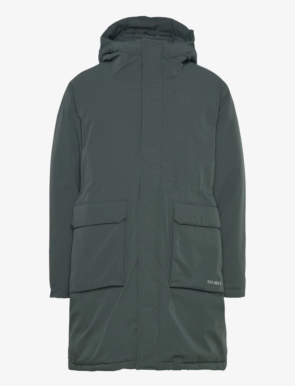 Les Deux - Channing Padded Parka Coat - vinterjackor - pine green - 1
