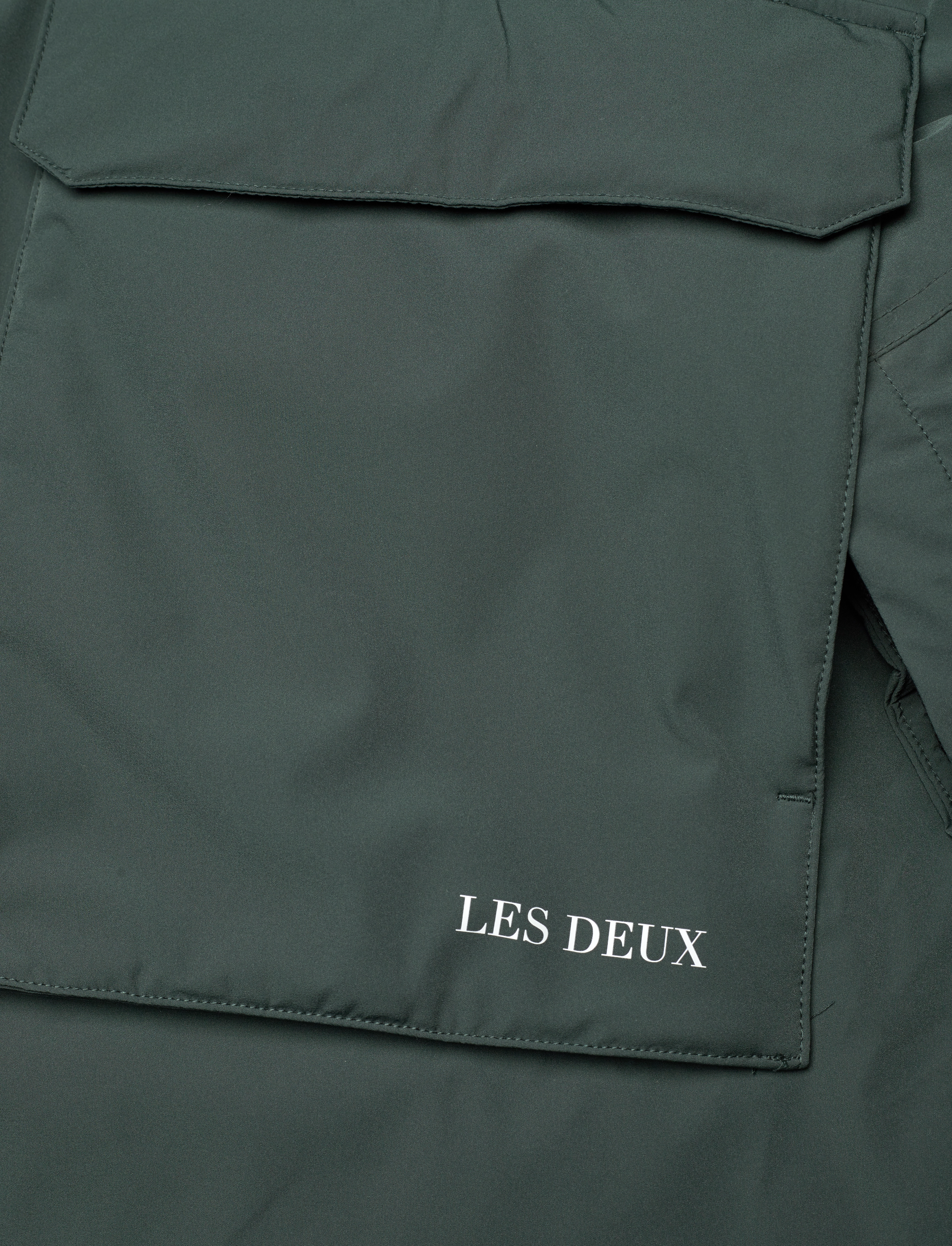 Les Deux - Channing Padded Parka Coat - vinterjakker - pine green - 4