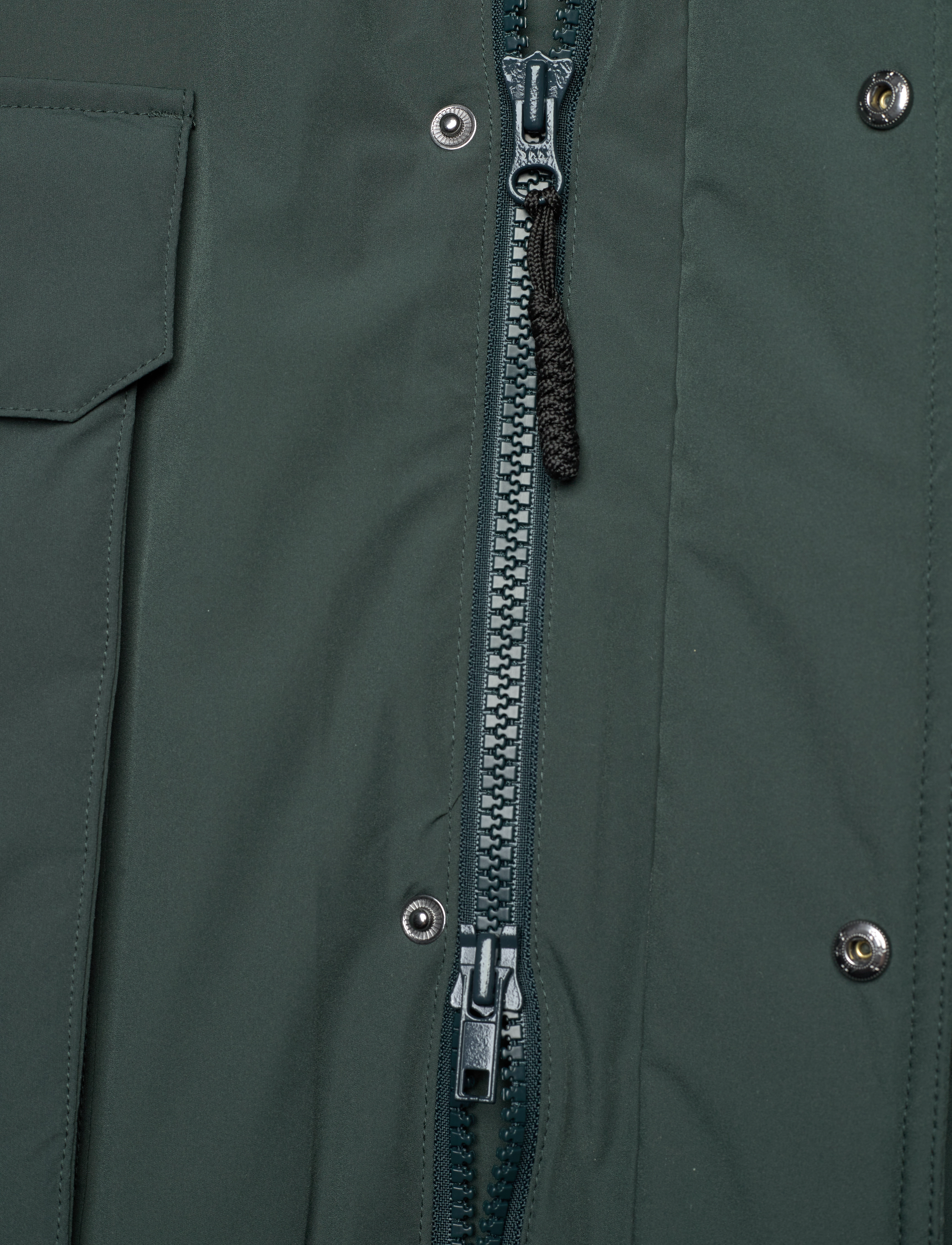 Les Deux - Channing Padded Parka Coat - vinterjakker - pine green - 5
