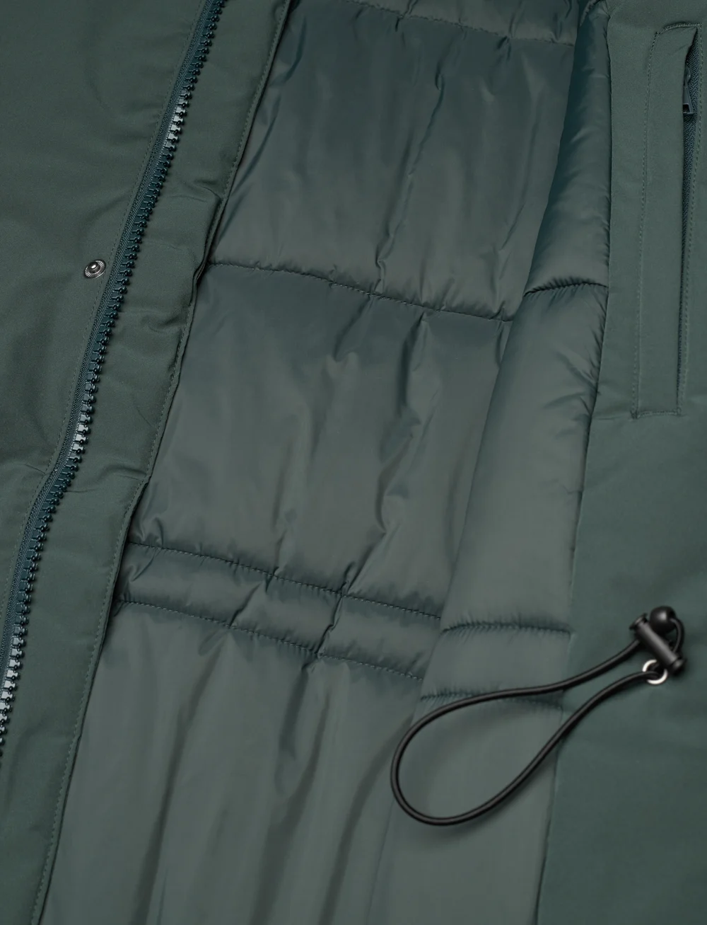 Les Deux - Channing Padded Parka Coat - vinterjackor - pine green - 5