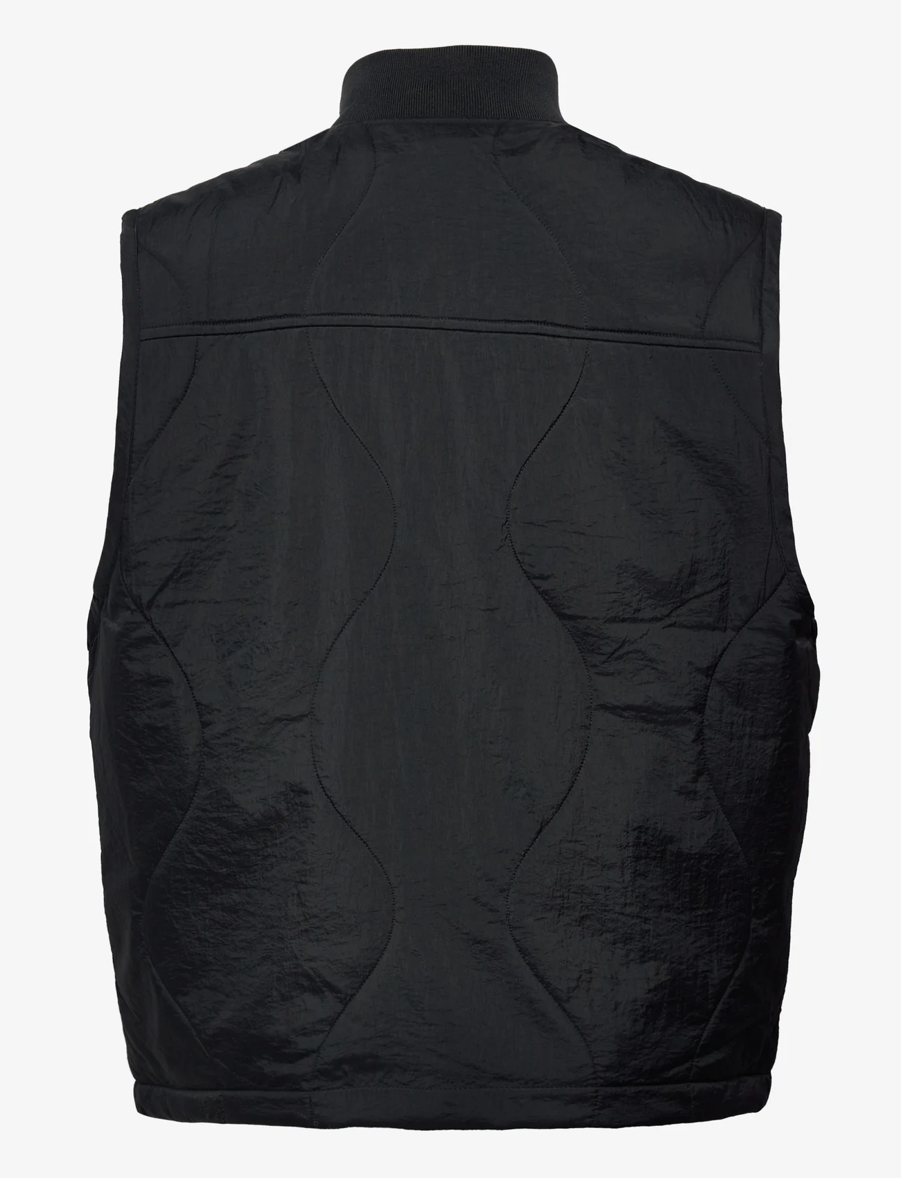 Les Deux - Major Quilted Vest - jakker og frakker - black - 1