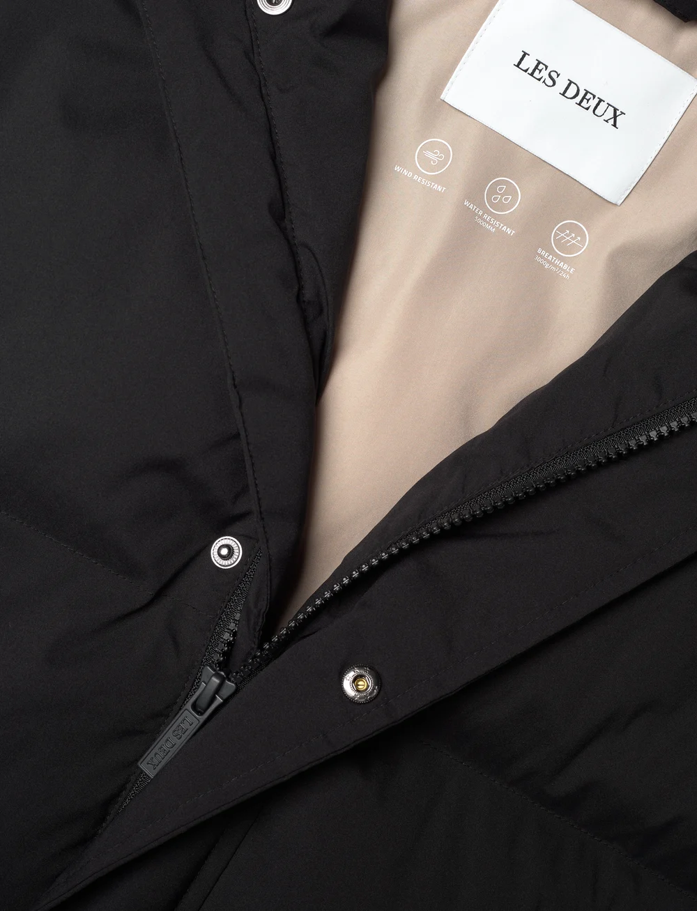 Les Deux - Montreal Puffer Vest - västar - black - 2