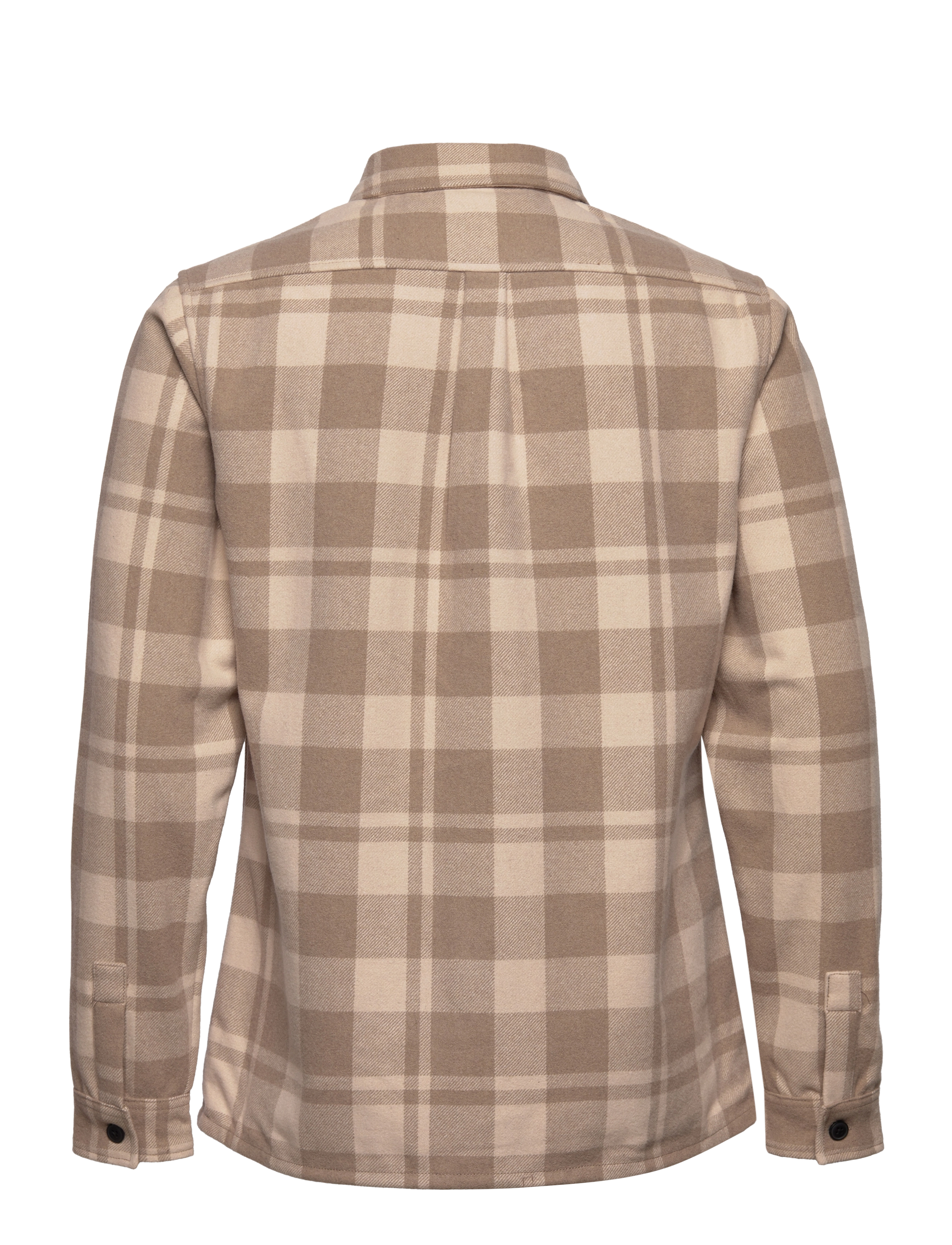 Les Deux - Jason Check Wool Hybrid - dark sand/ivory - 2