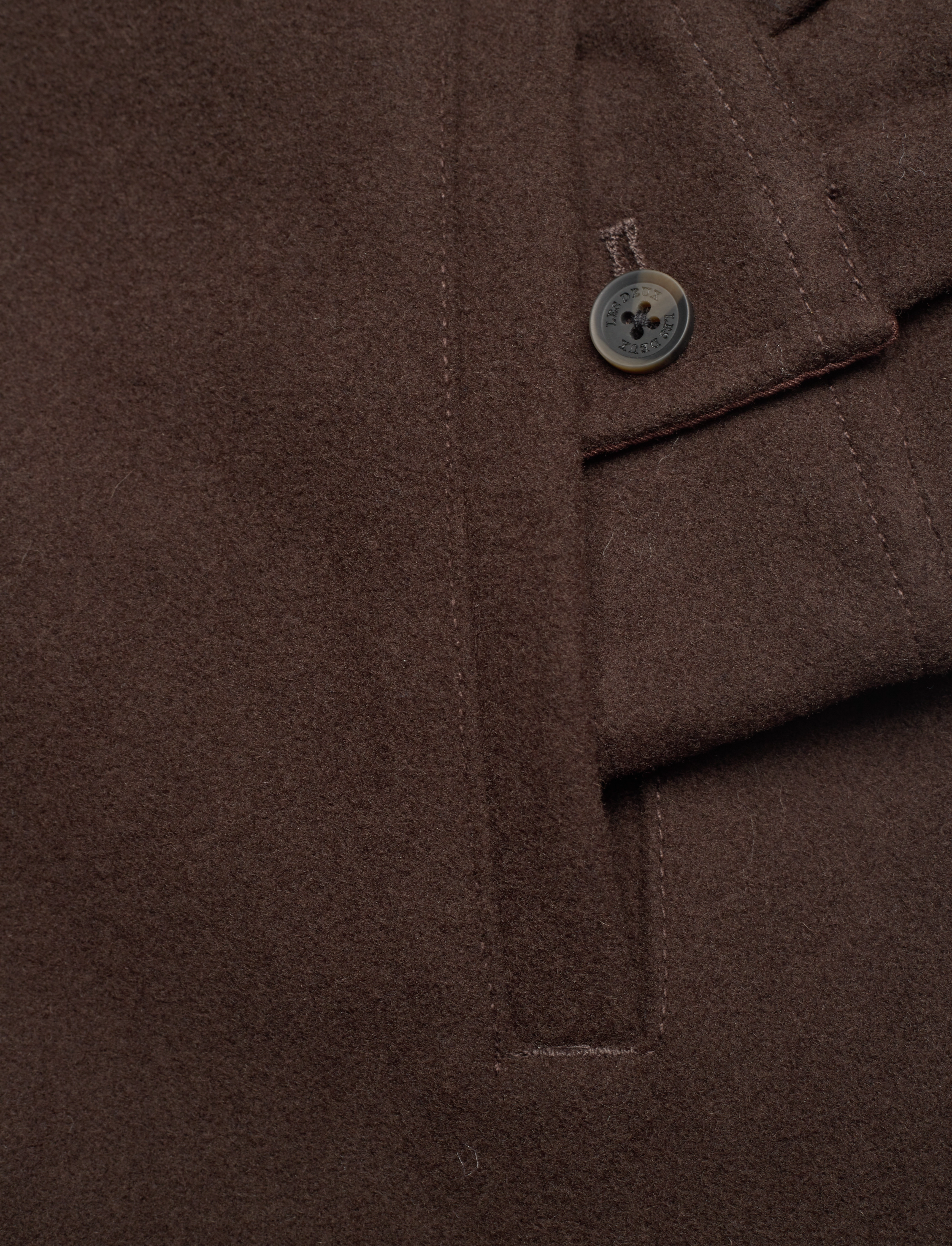 Les Deux - Marseille Wool Hybrid - coffee brown - 4