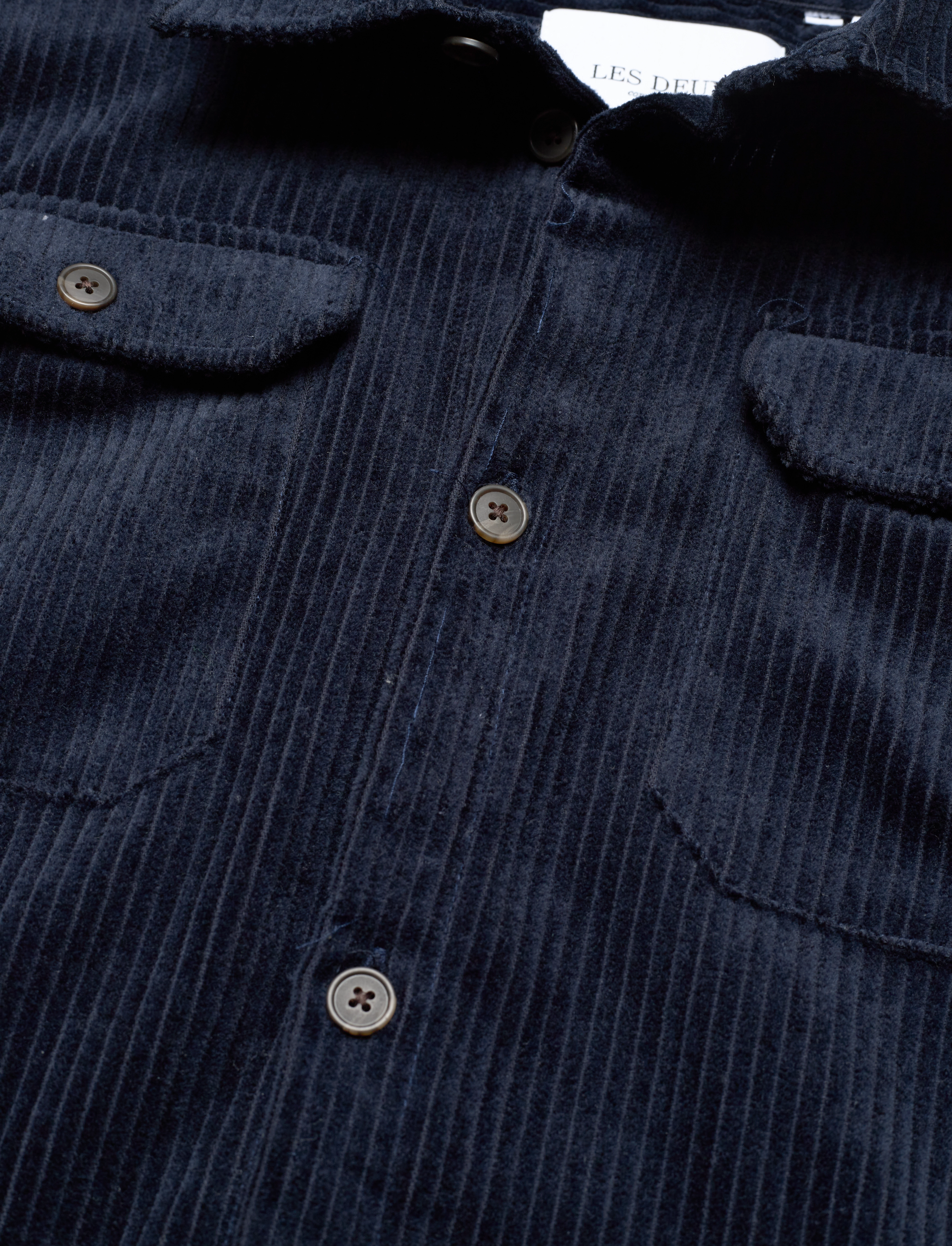 Les Deux - Kyle Heavy Corduroy Hybrid - dark navy - 3