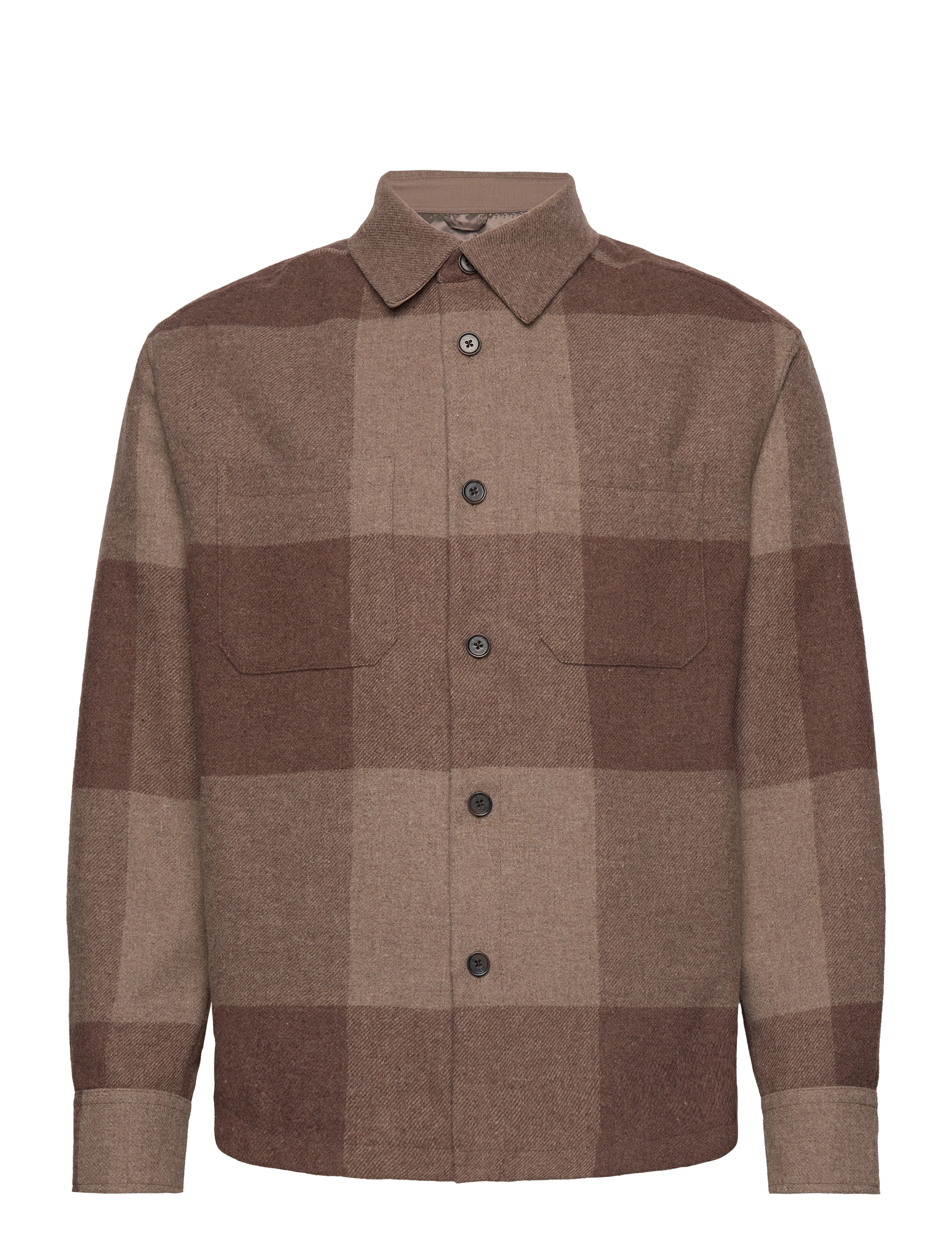 Jacob Check Wool Hybrid - COFFEE BROWN/WALNUT