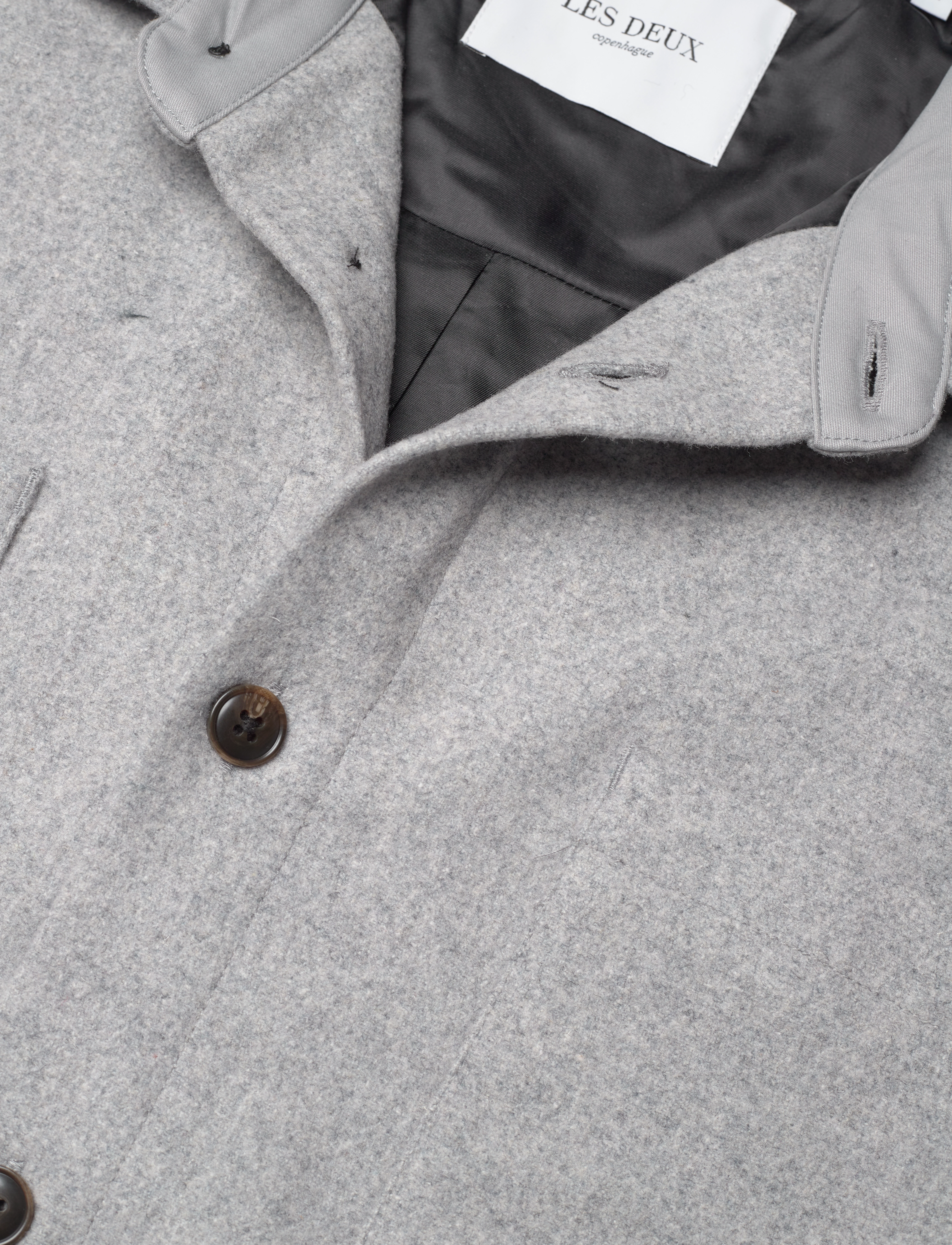 Les Deux - Jacob Wool Hybrid - light grey melange - 2