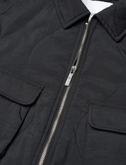 Les Deux - Harry Quilted Hybrid Jacket - vårjakker - black - 2