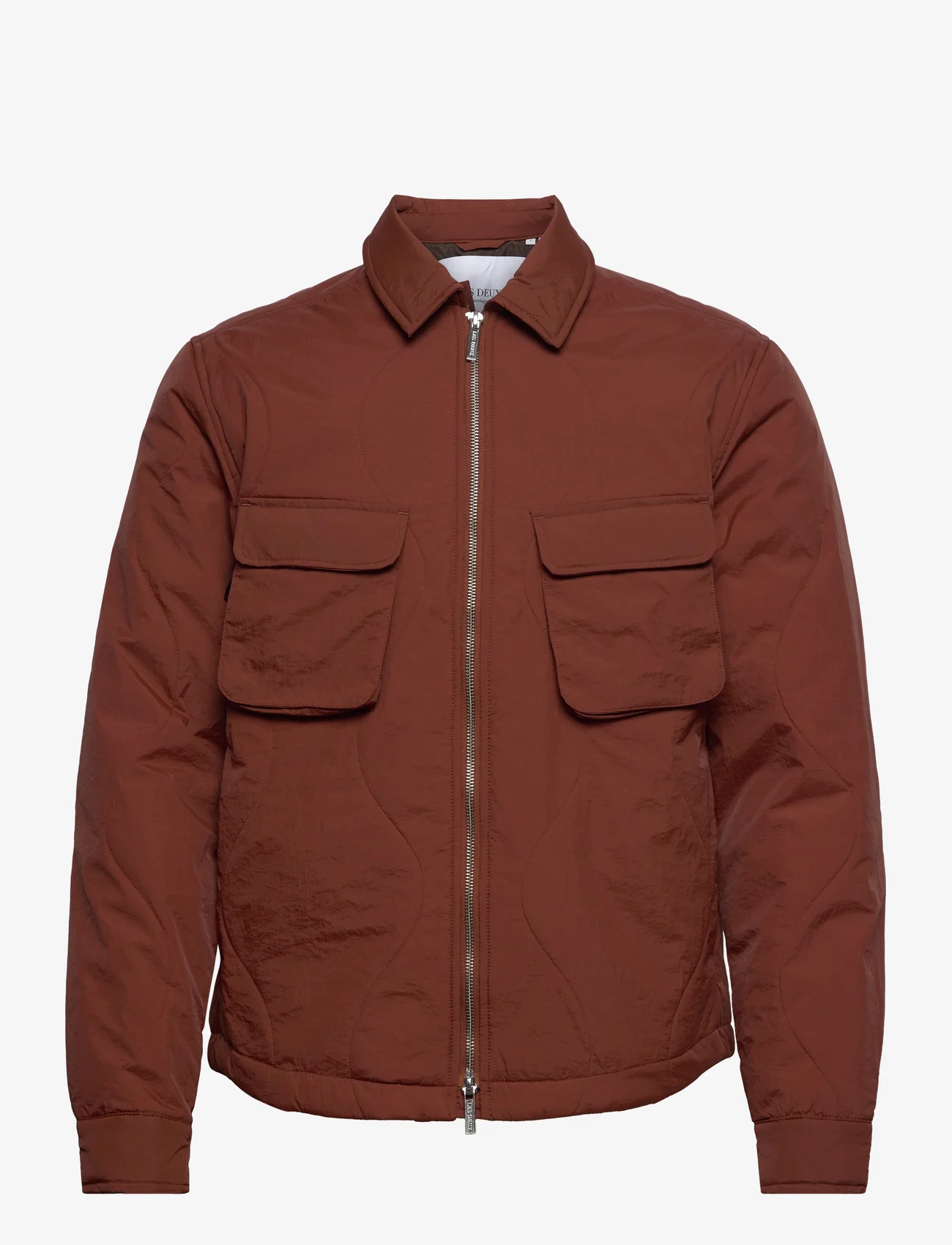 Les Deux - Harry Quilted Hybrid Jacket - pavasarinės striukės - sequoia - 0