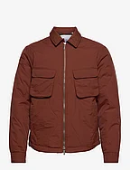 Harry Quilted Hybrid Jacket - SEQUOIA