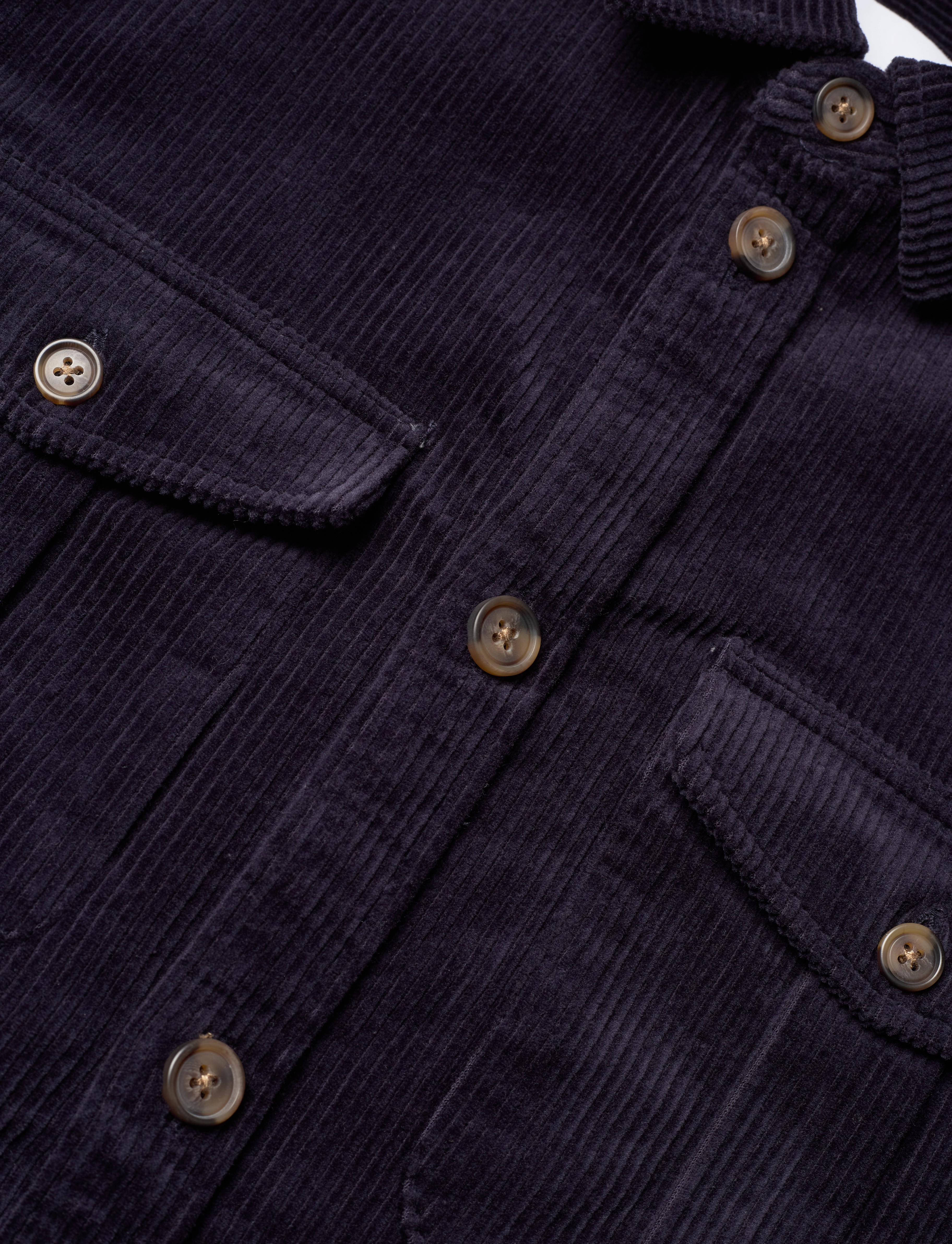 Les Deux - Kody Heavy Corduroy Overshirt - dark navy - 2