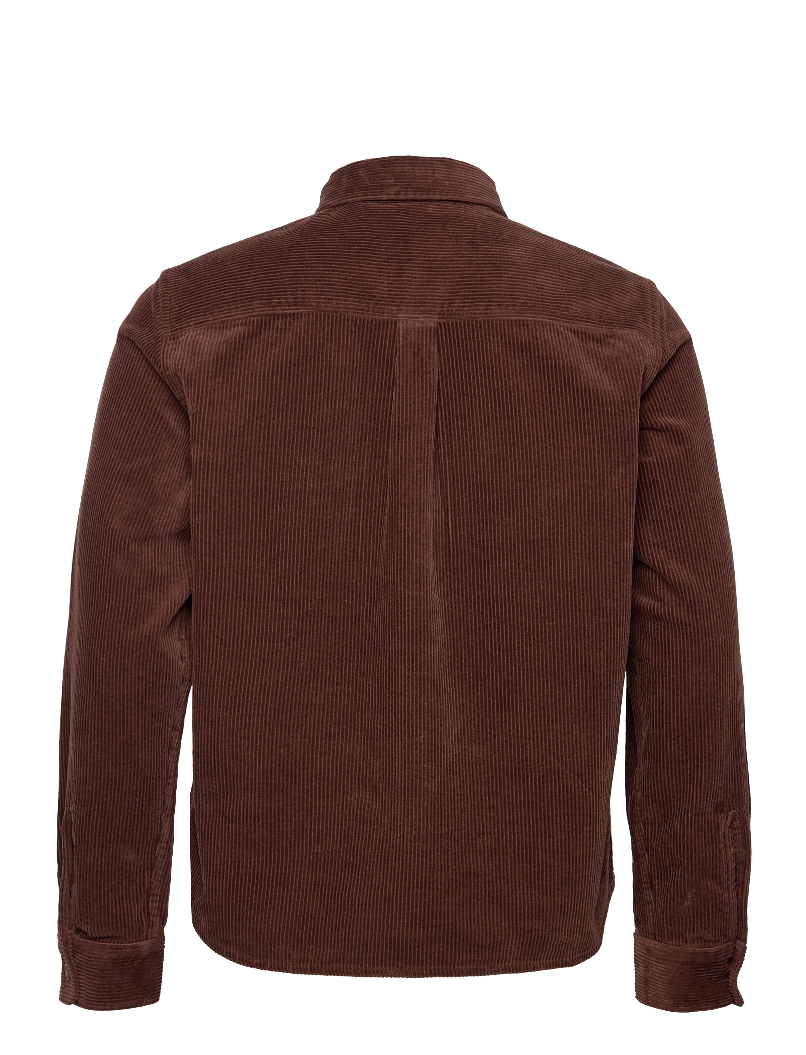 Les Deux - Kody Heavy Corduroy Overshirt - ebony brown - 1