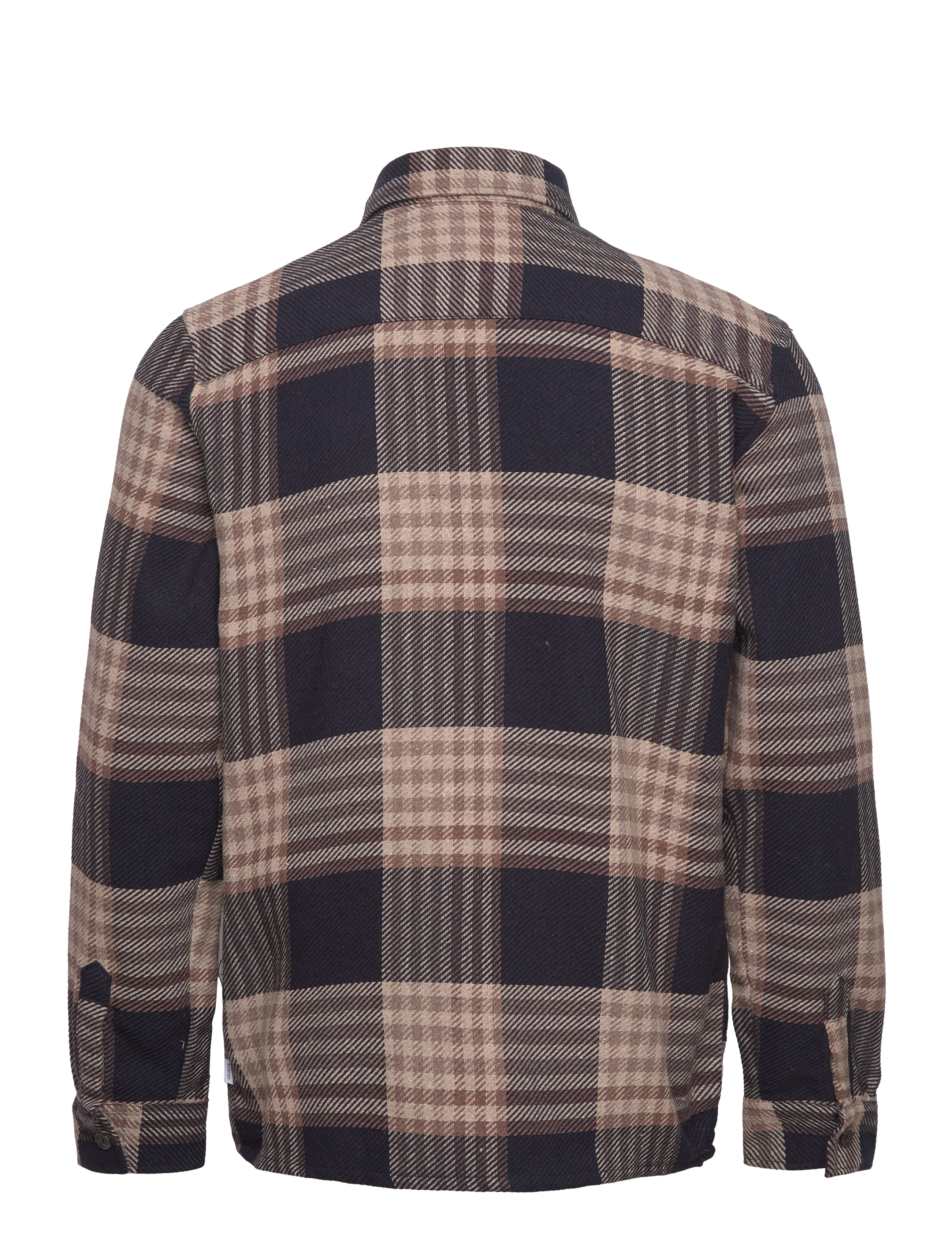 Les Deux - Jesse Check Hybrid Shirt 2.0 - dark navy/ivory - 2