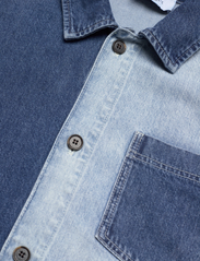 Les Deux - Layton Contrast Hybrid Shirt - jeansskjortor - medium/antique blue wash - 2