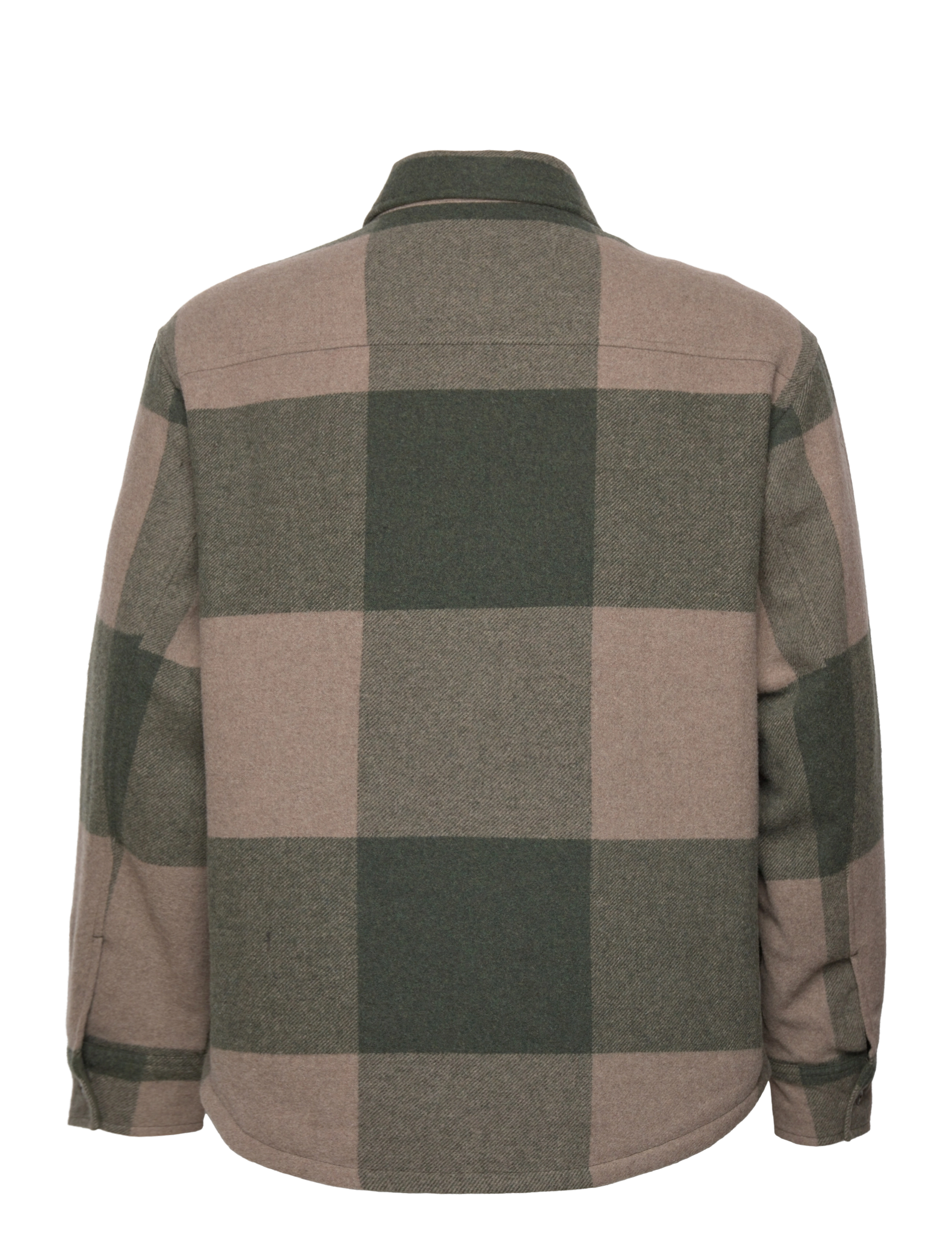 Les Deux - Jacob Check Wool Hybrid - olive night/light sand - 1