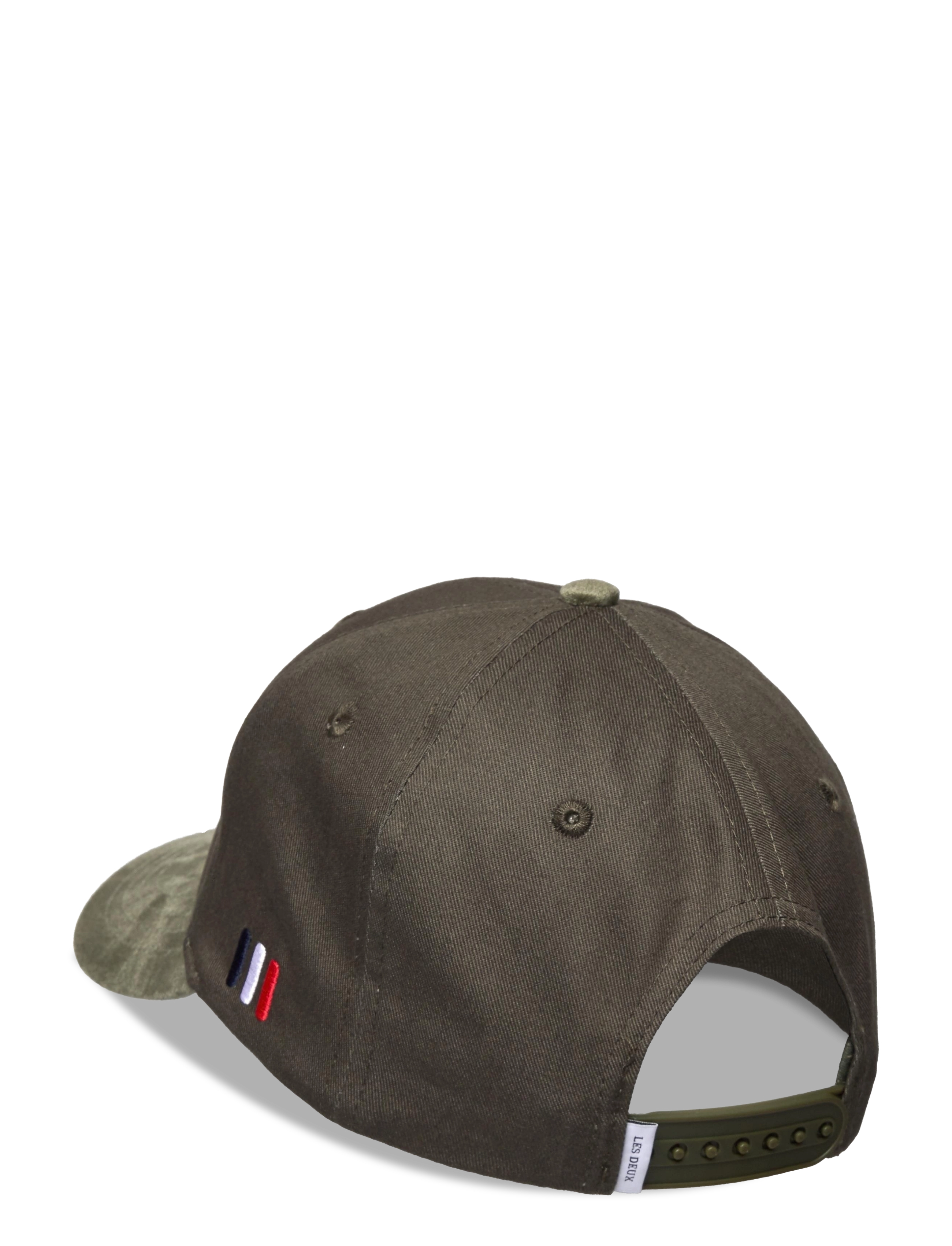 Les Deux - Baseball Cap Suede II - thyme green/lichen green - 1