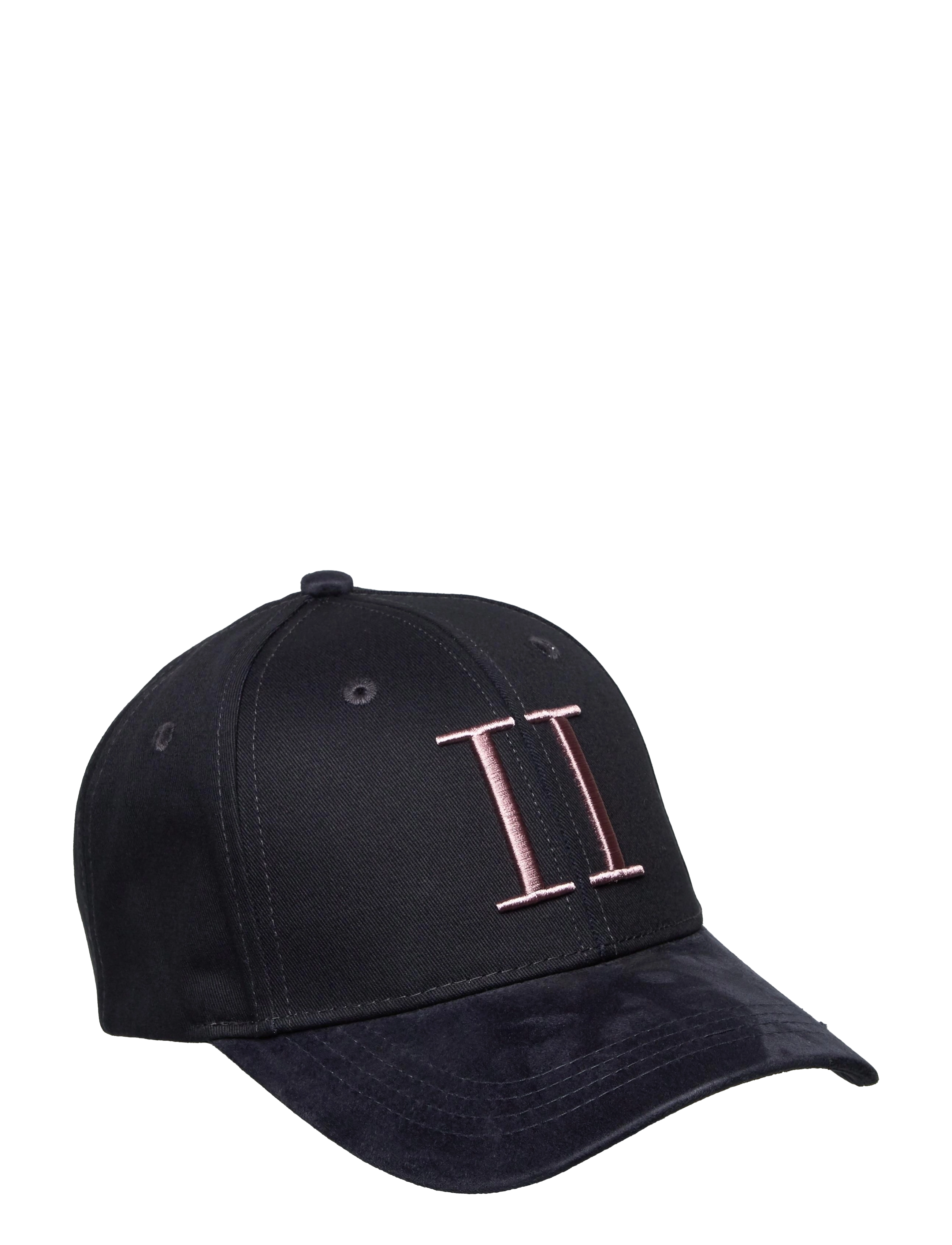 Les Deux - Baseball Cap Suede II - dark navy/elderberry - 0