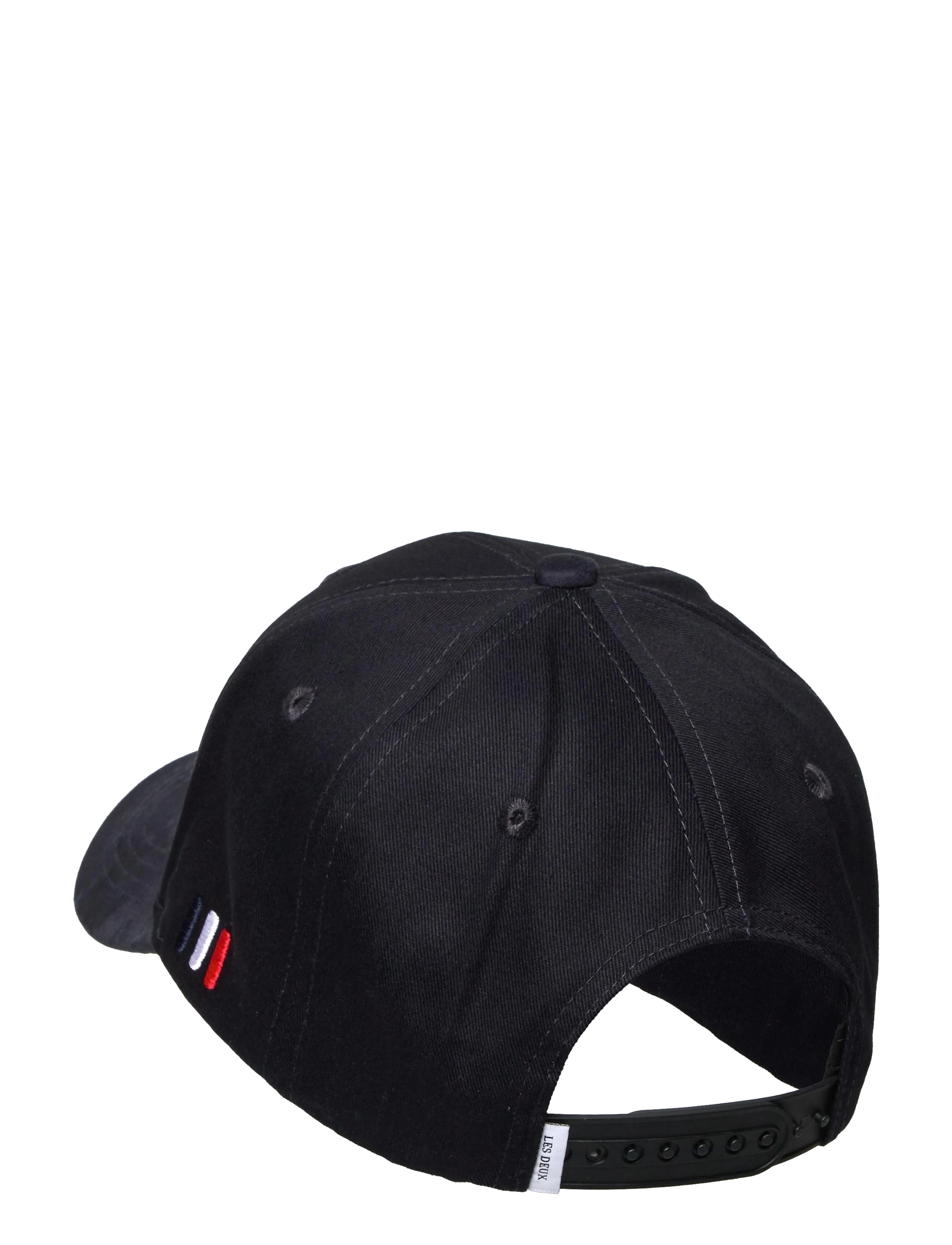 Les Deux - Baseball Cap Suede II - dark navy/elderberry - 1