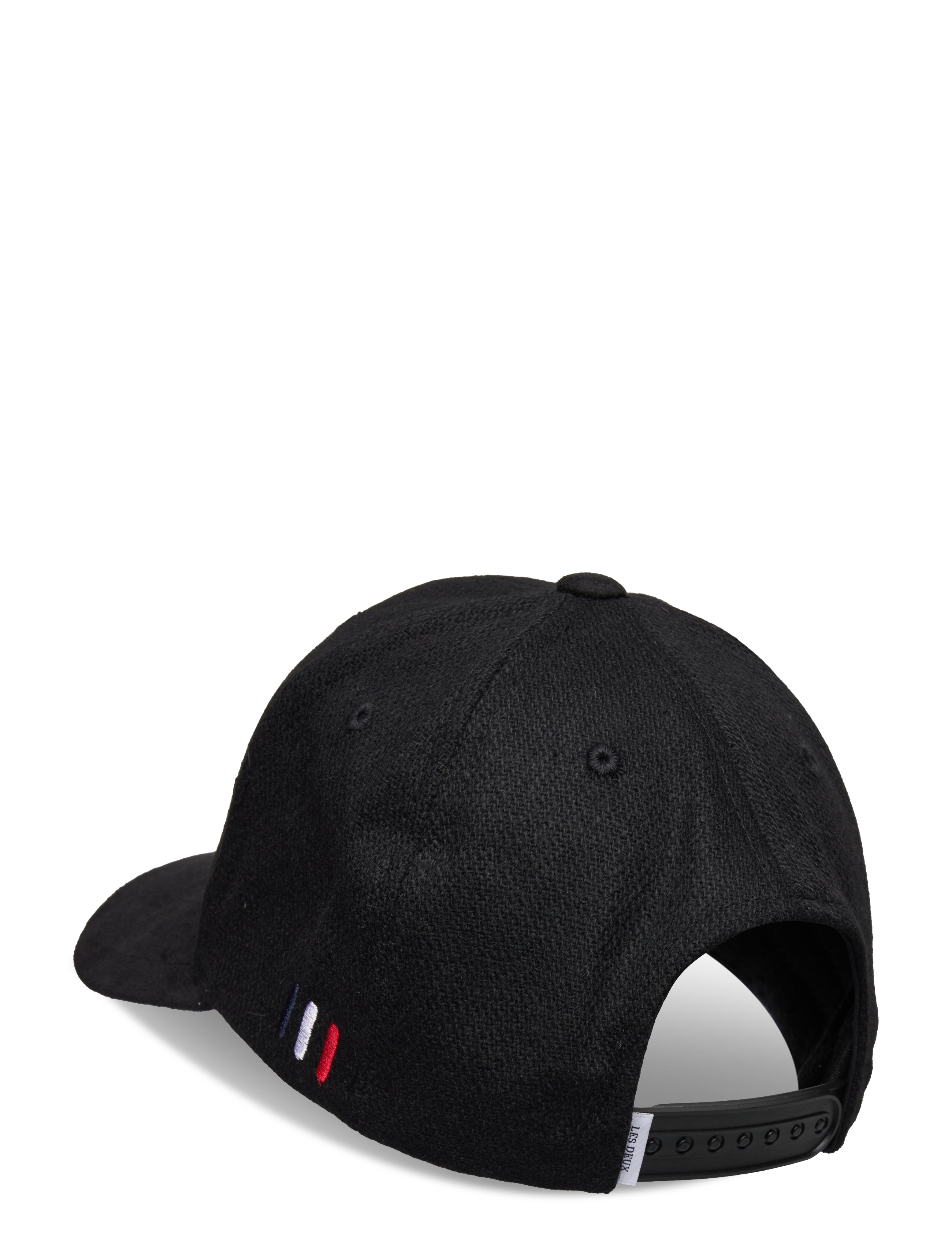 Les Deux - Baseball Cap Weaved Suede II - black/black - 1