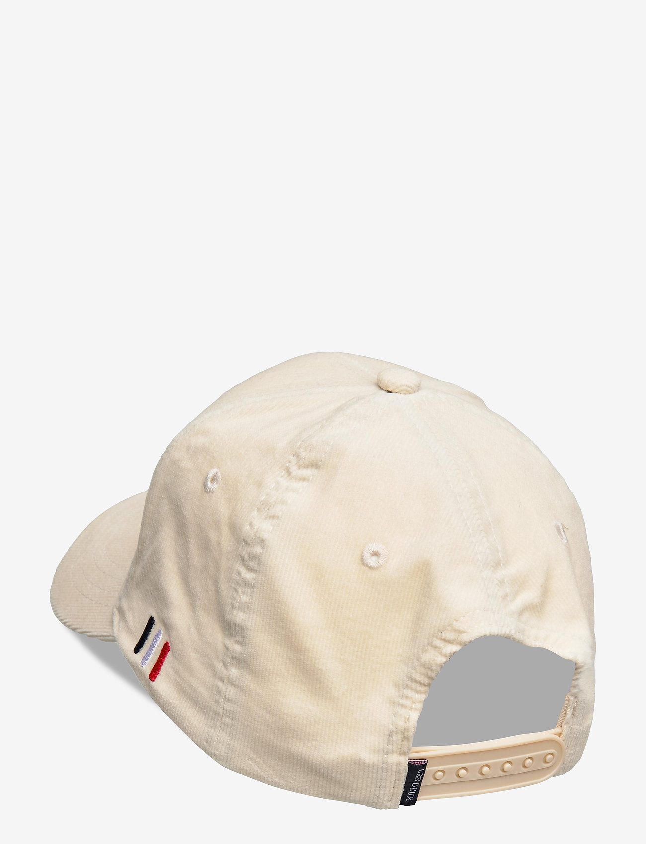 Les Deux - Piece Cordoroy Baseball Cap - off white/black - 1