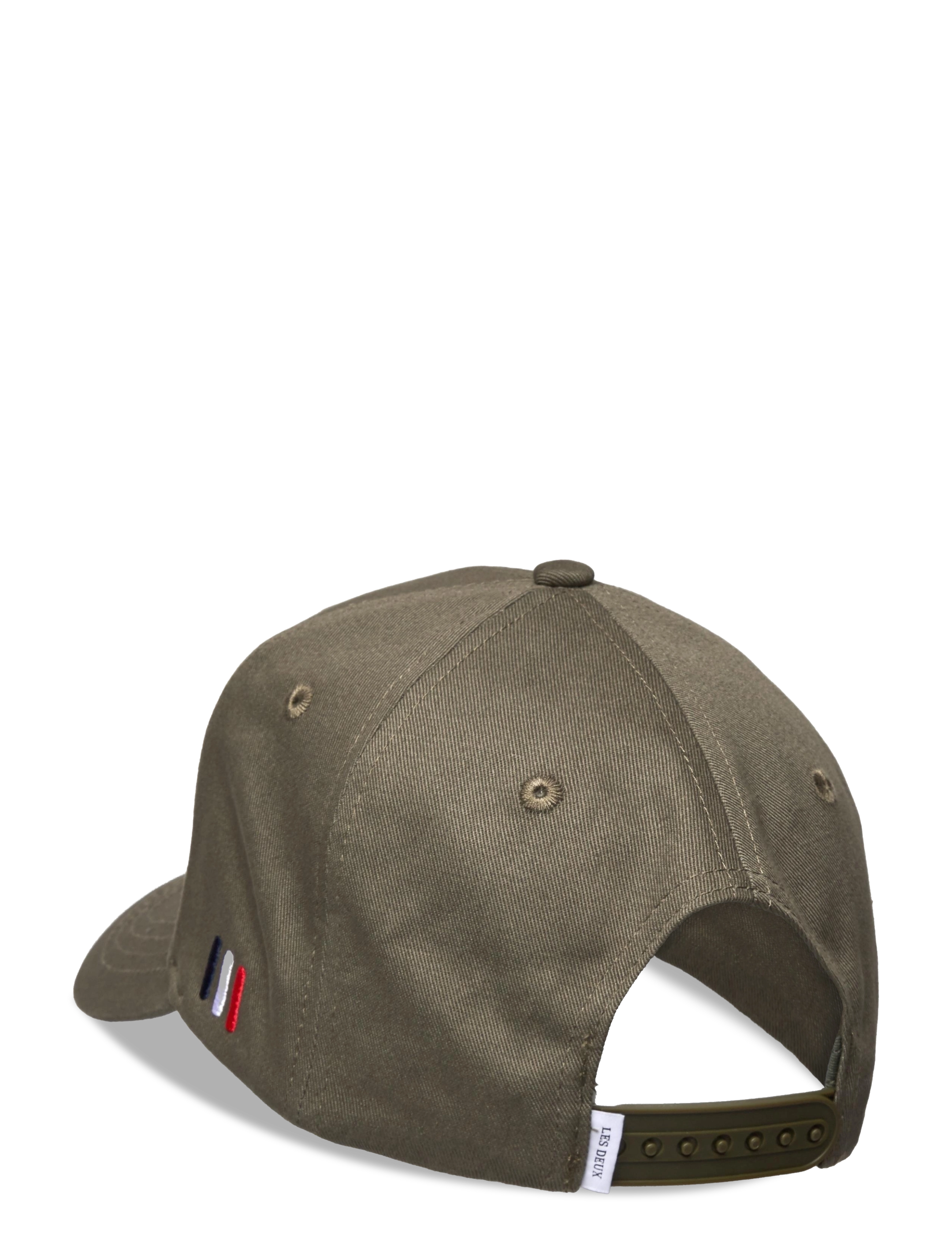 Les Deux - Encore Organic Baseball Cap - olive night/ivory - 1