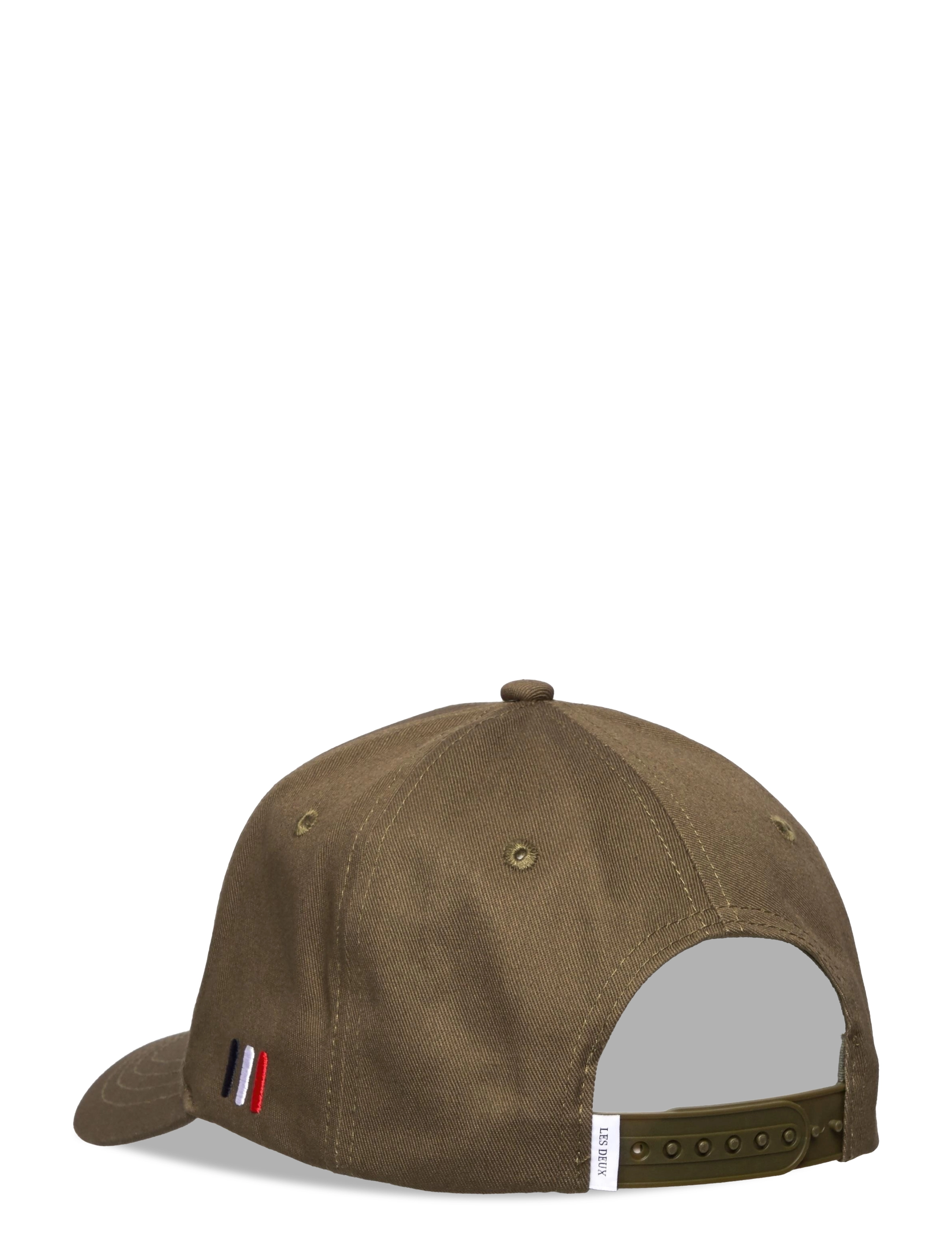 Les Deux - Circle Baseball Cap - olive night/oyster gray - 1