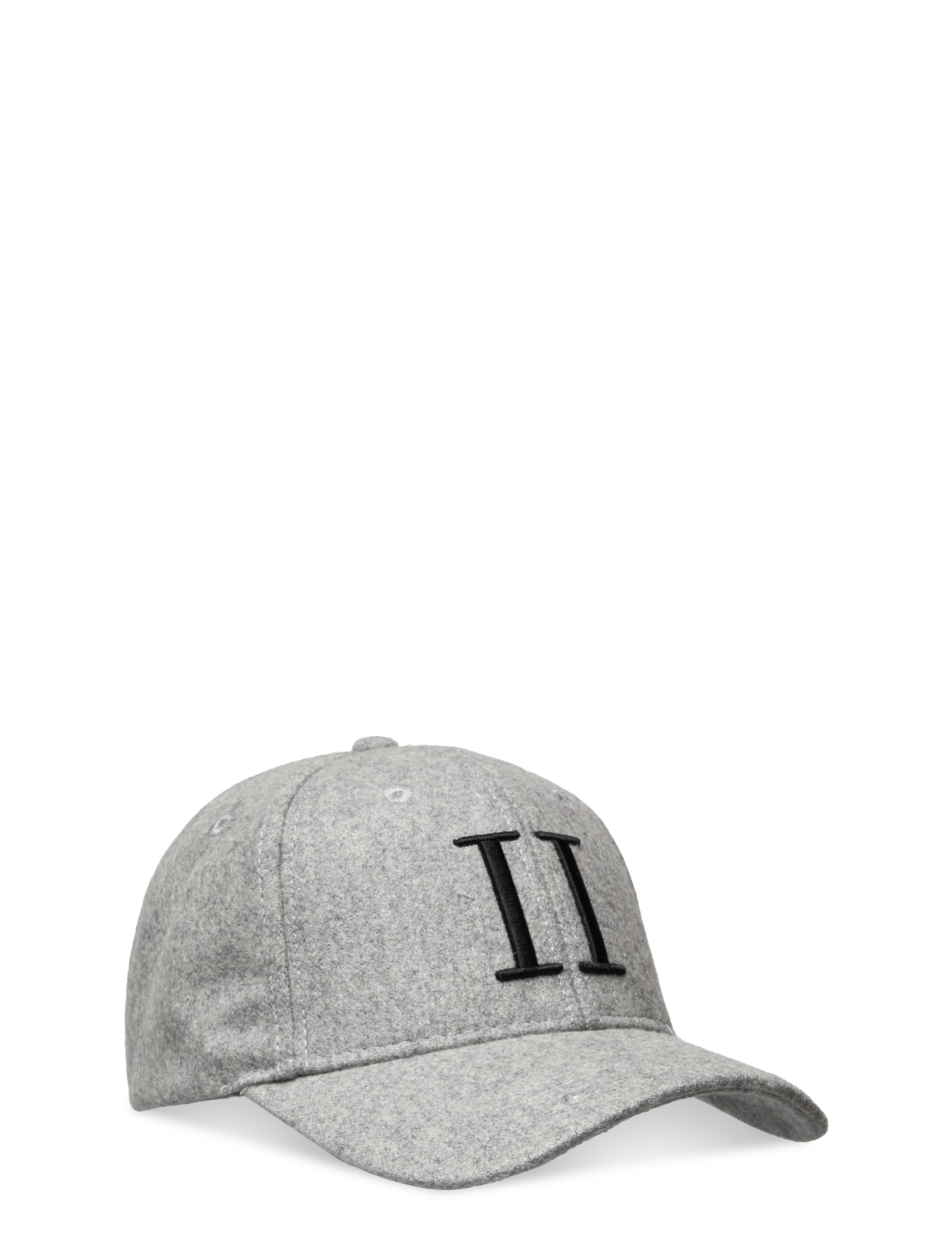 Les Deux - Wool II Baseball Cap - light grey melange/black - 0