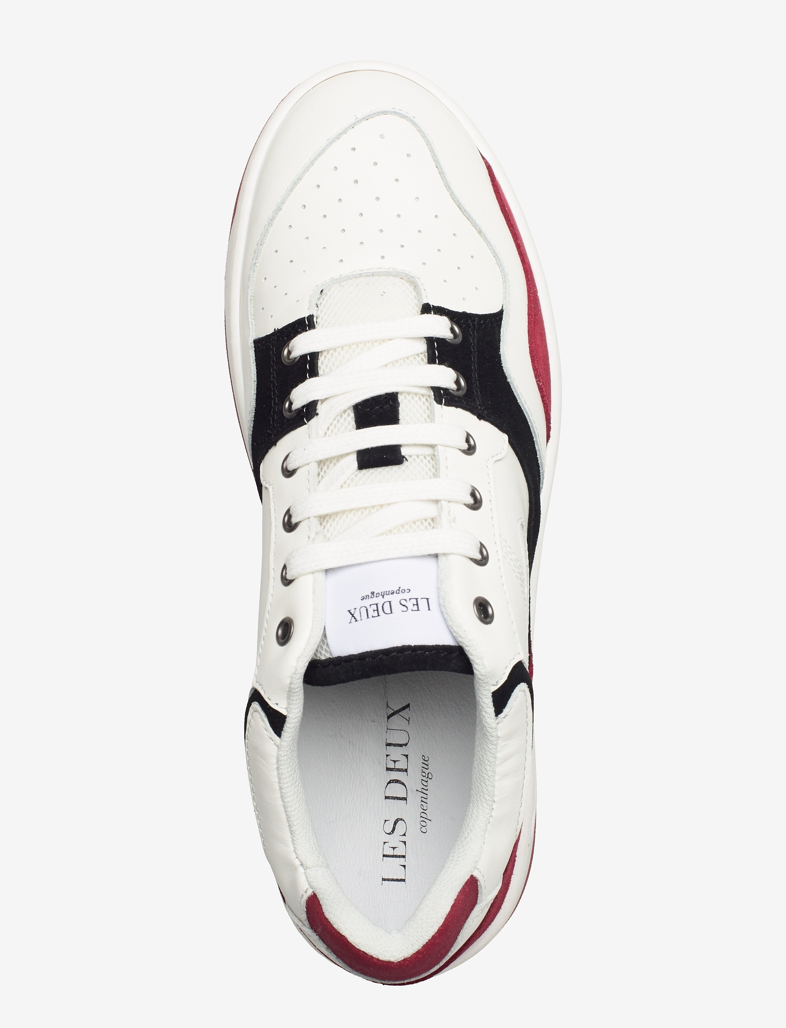 Les Deux - Will Basketball Sneaker - vintage white/fired brick - 3