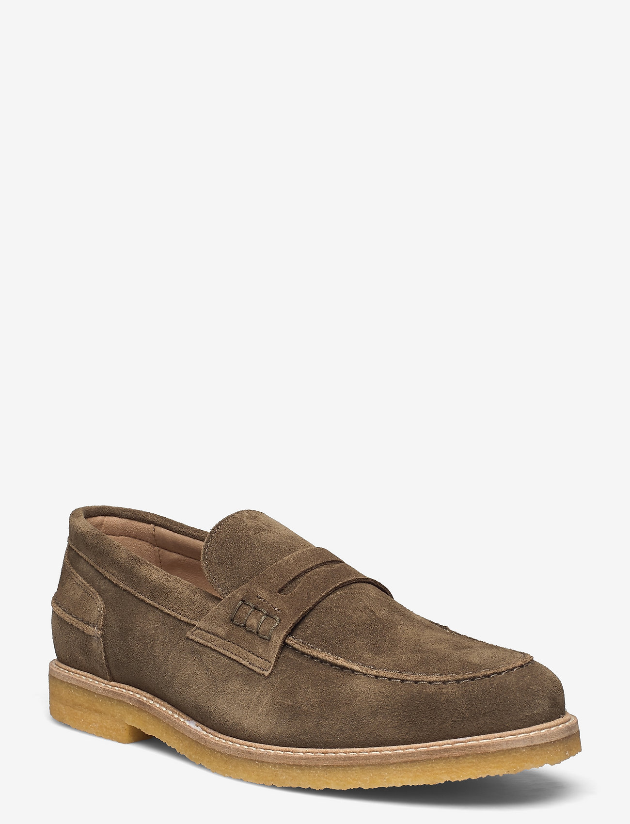 Les Deux - Lamont Suede Shoe - olive night - 0