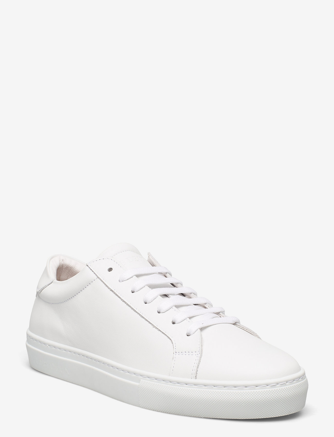 Les Deux - Theodor Leather Sneaker - nordic style - white - 0