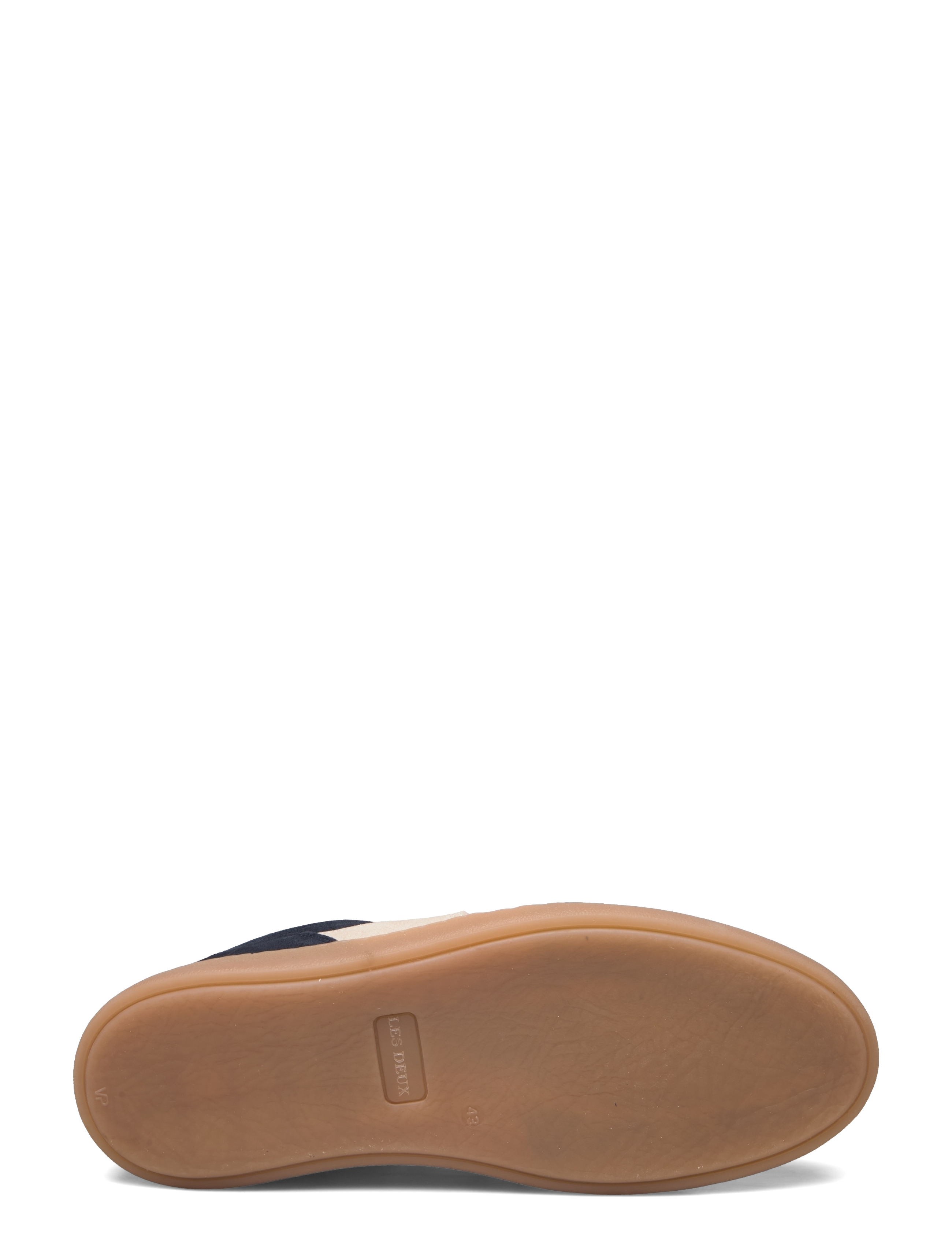 Les Deux - Walt Suede Army Trainer - dark navy/ivory - 4
