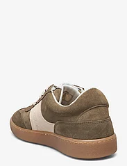 Les Deux - Walt Suede Army Trainer - low tops - olive night/ivory - 3