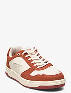 Wright Basketball Sneaker - WHITE/RUST RED