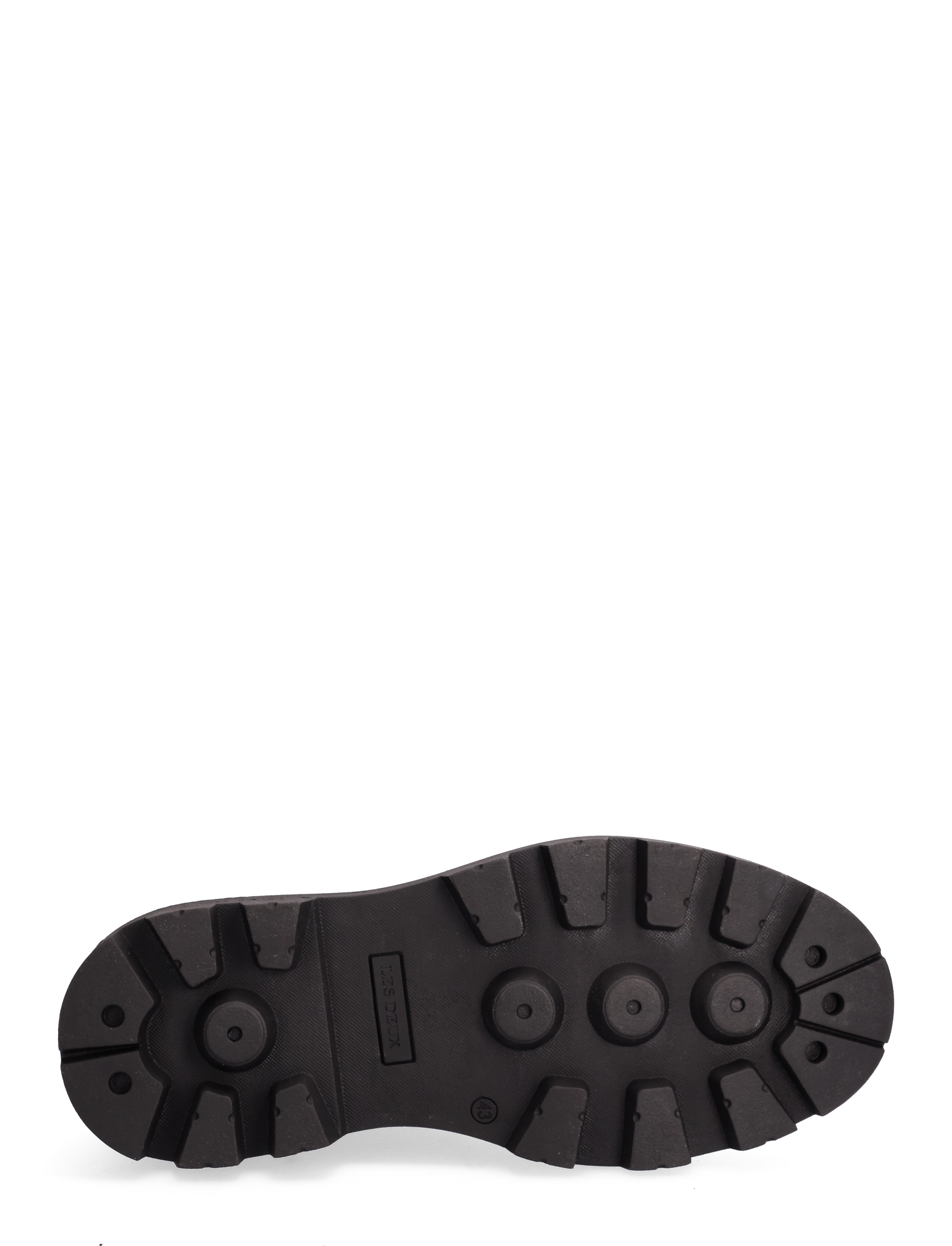 Les Deux - Tanner Leather Sneaker - black/black - 4
